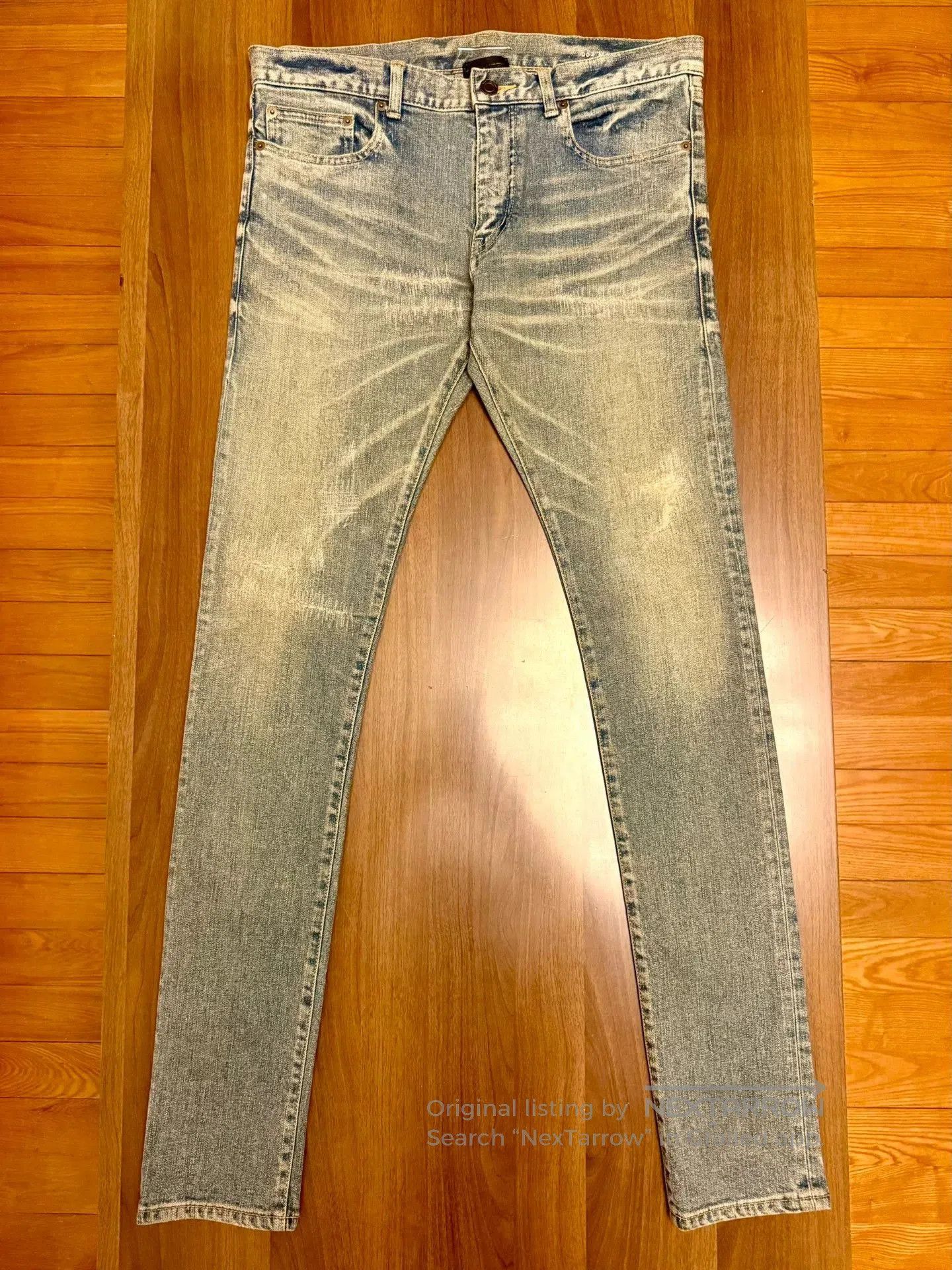 Saint Laurent Paris saint laurent distressed denim jeans A+. Size US 32 / EU 48 - 1 Thumbnail