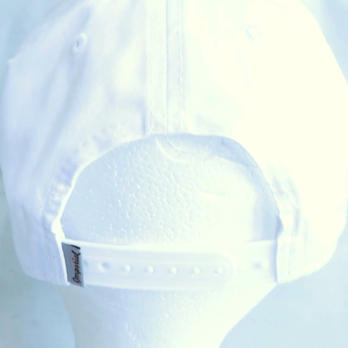 Imperial Imperial E&H White Microfiber Golf Snapback Hat Men OS Size ONE SIZE - 4 Thumbnail