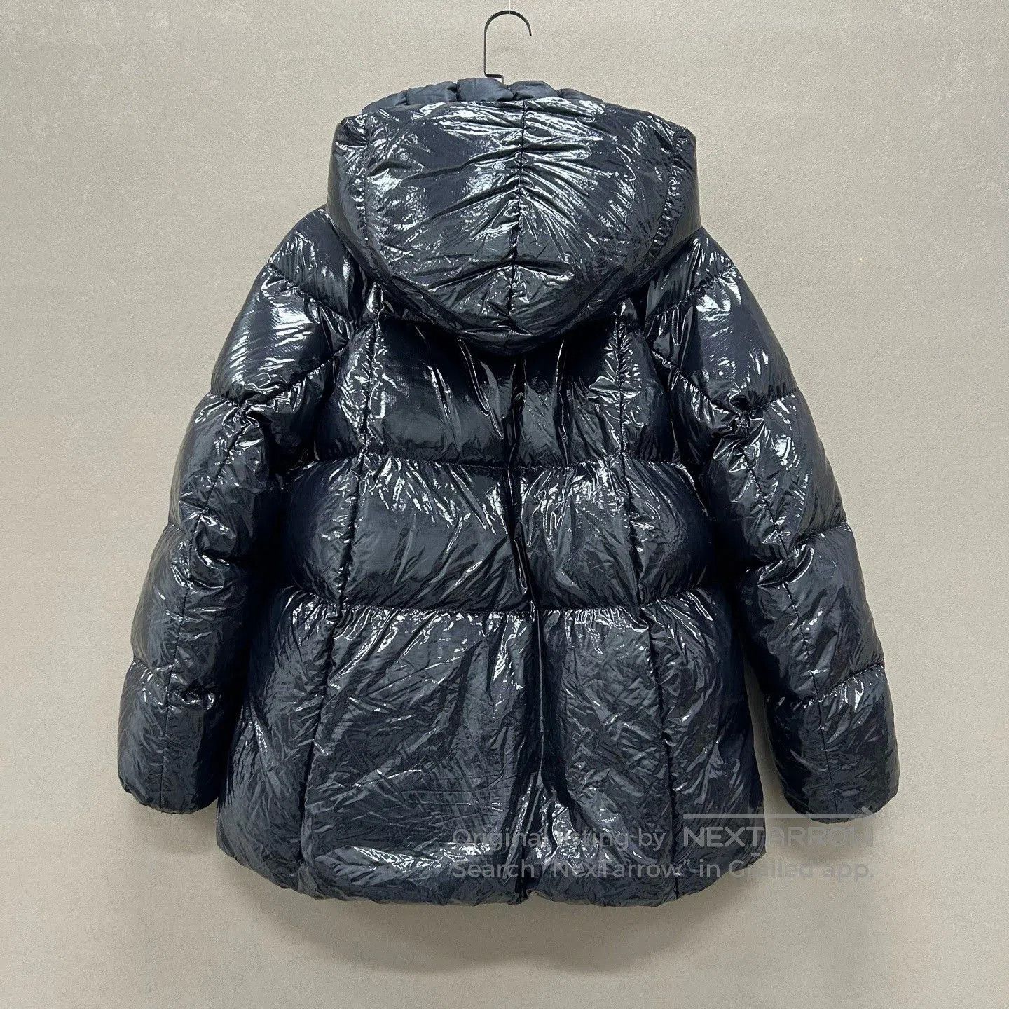 Moncler Moncler Fenis Black Waxed Leather Ski Puffer. Size M / US 6-8 / IT 42-44 - 2 Thumbnail