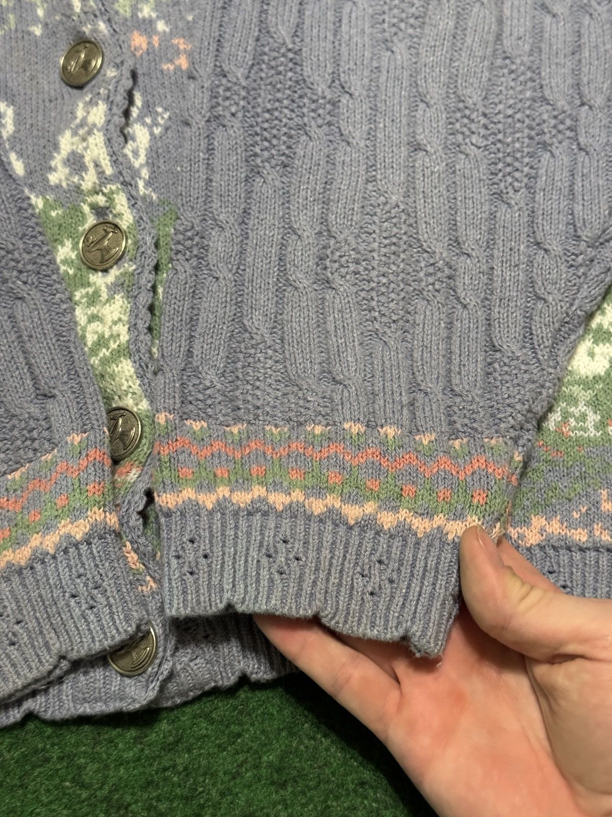 Northern Reflections Northern Reflection Easter Fairy Spring 90s Large Cardigan Size L / US 10 / IT 46 - 4 Thumbnail