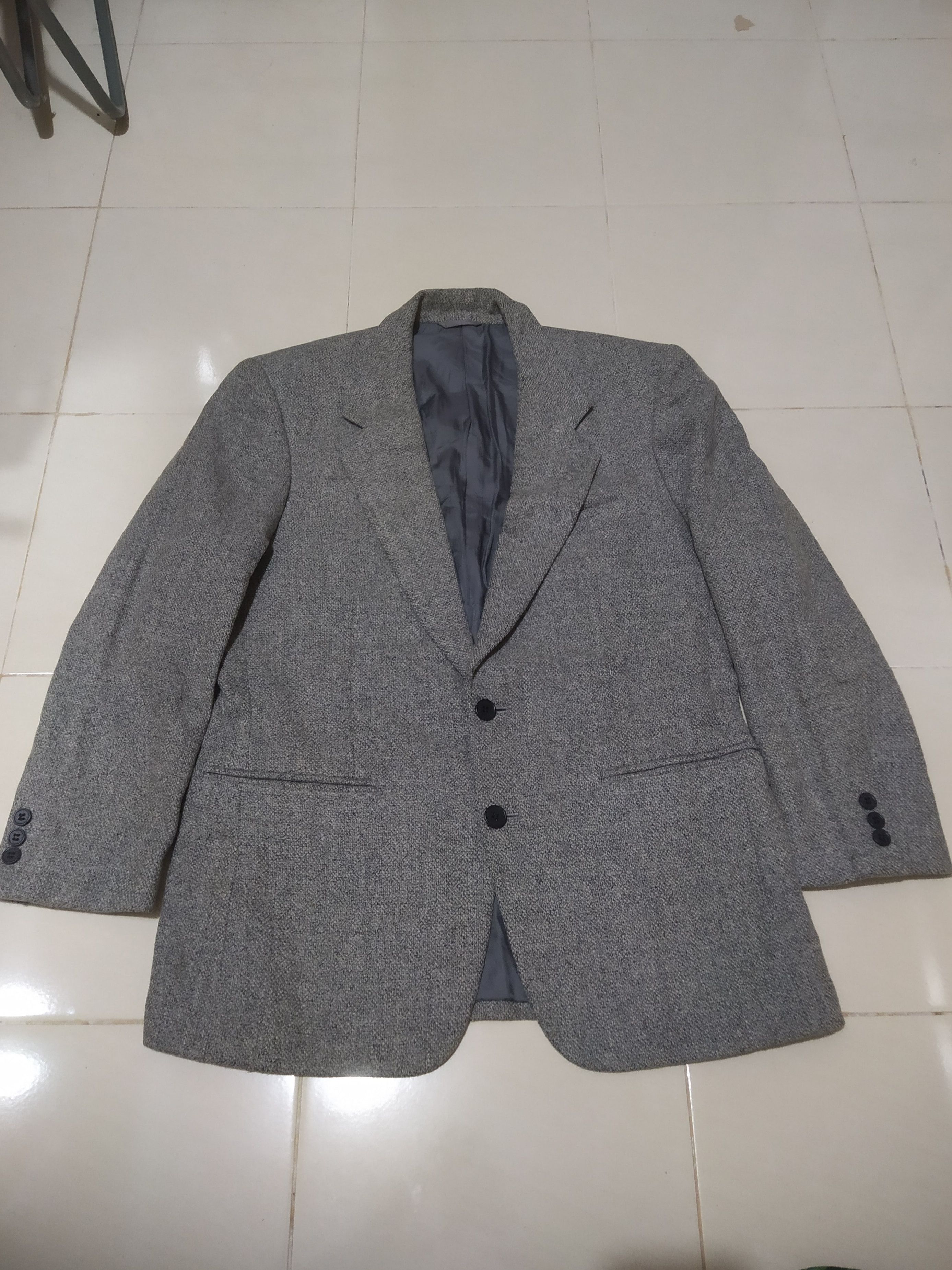 Balenciaga VTG Balenciaga Paris x Sataru Tanaka Archival Wool Blazer Size 36R - 13 Thumbnail