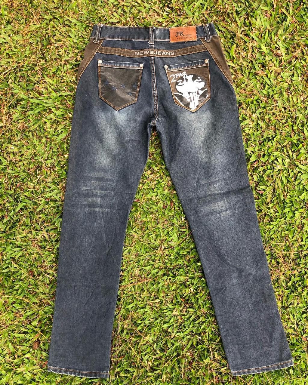 Vintage 2Pac Jeans Vintage Size US 32 / EU 48 - 2 Thumbnail