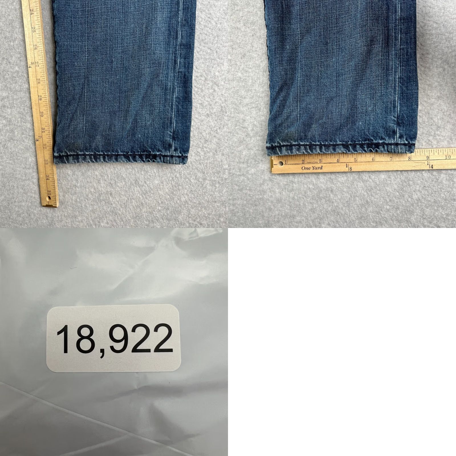 True Religion True Religion Ricky Super T Jeans Mens Relaxed Straight Blue 34x33 Pants Size US 34 / EU 50 - 8 Thumbnail