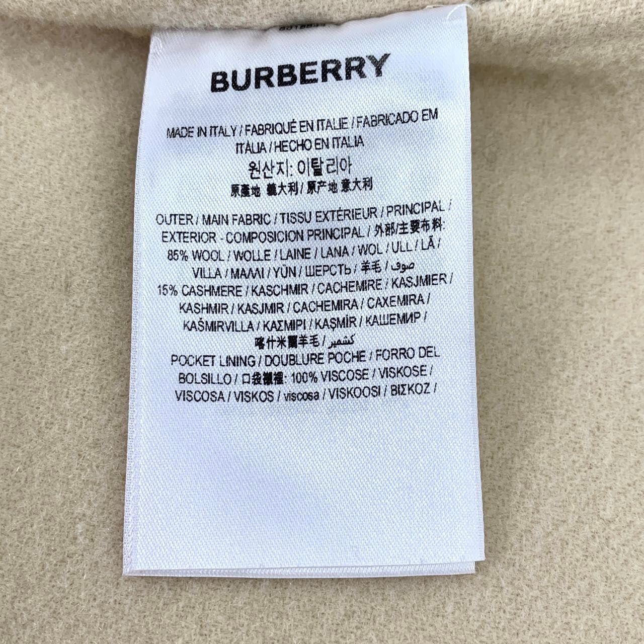 Burberry Burberry Beige Wool Single-Breasted Coat Size XXS Size XXS / US 00 / IT 34 - 3 Thumbnail
