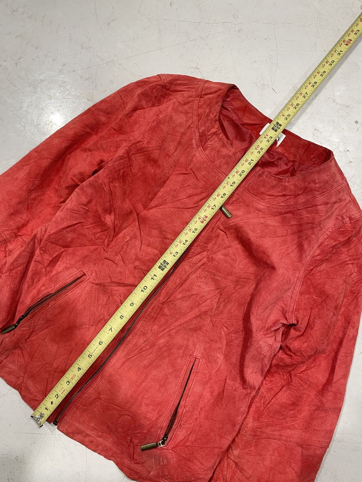 Danier × Japanese Brand Hot Pink Cleo Suede Fitted Jacket Size M / US 6-8 / IT 42-44 - 2 Thumbnail