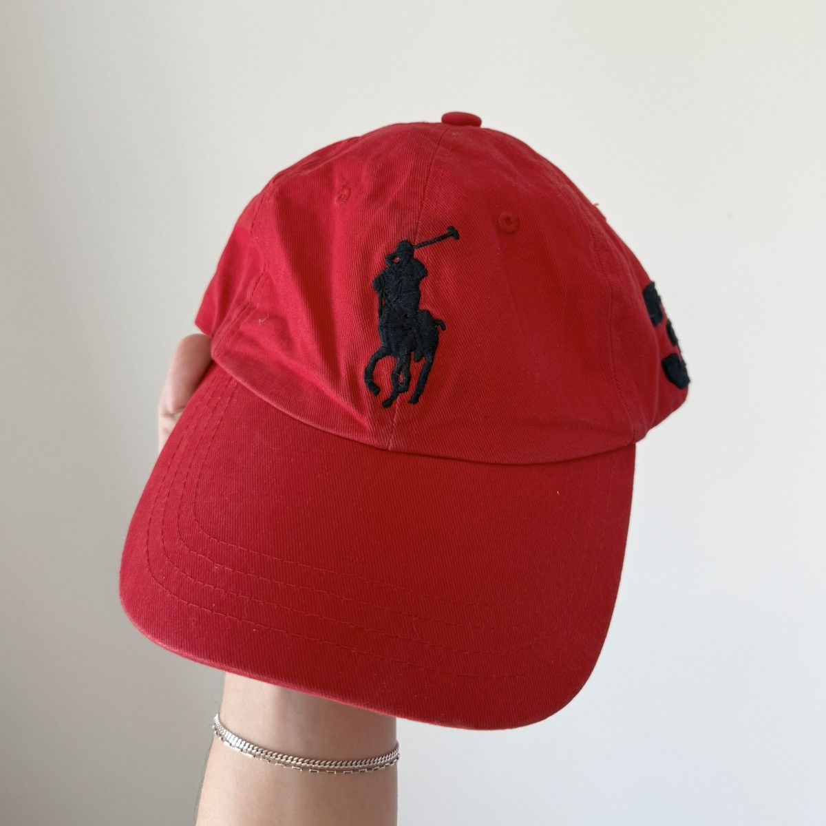 Polo Ralph Lauren Vtg 2000s Polo Ralph Lauren Big Pony #3 Baseball Hat Y2K Size ONE SIZE - 3 Thumbnail