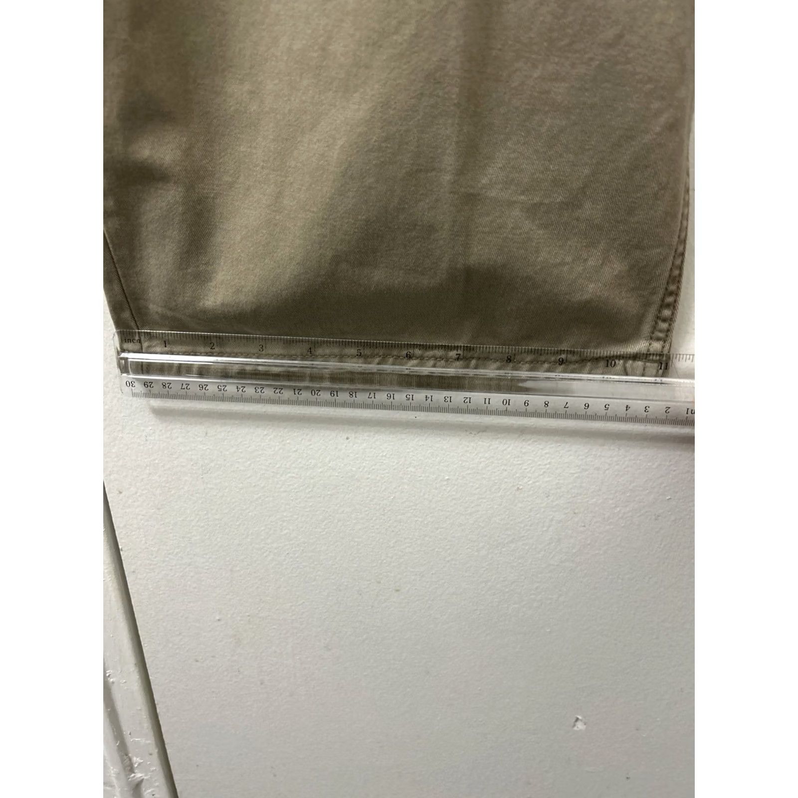 Old Navy VINTAGE Old Navy Boot Cut Pants Mens 50x30 Tan Khaki Built-In Tough NWT 5-Pocket Denim Cotton Casual Shirts? Size US 34 / EU 50 - 6 Thumbnail