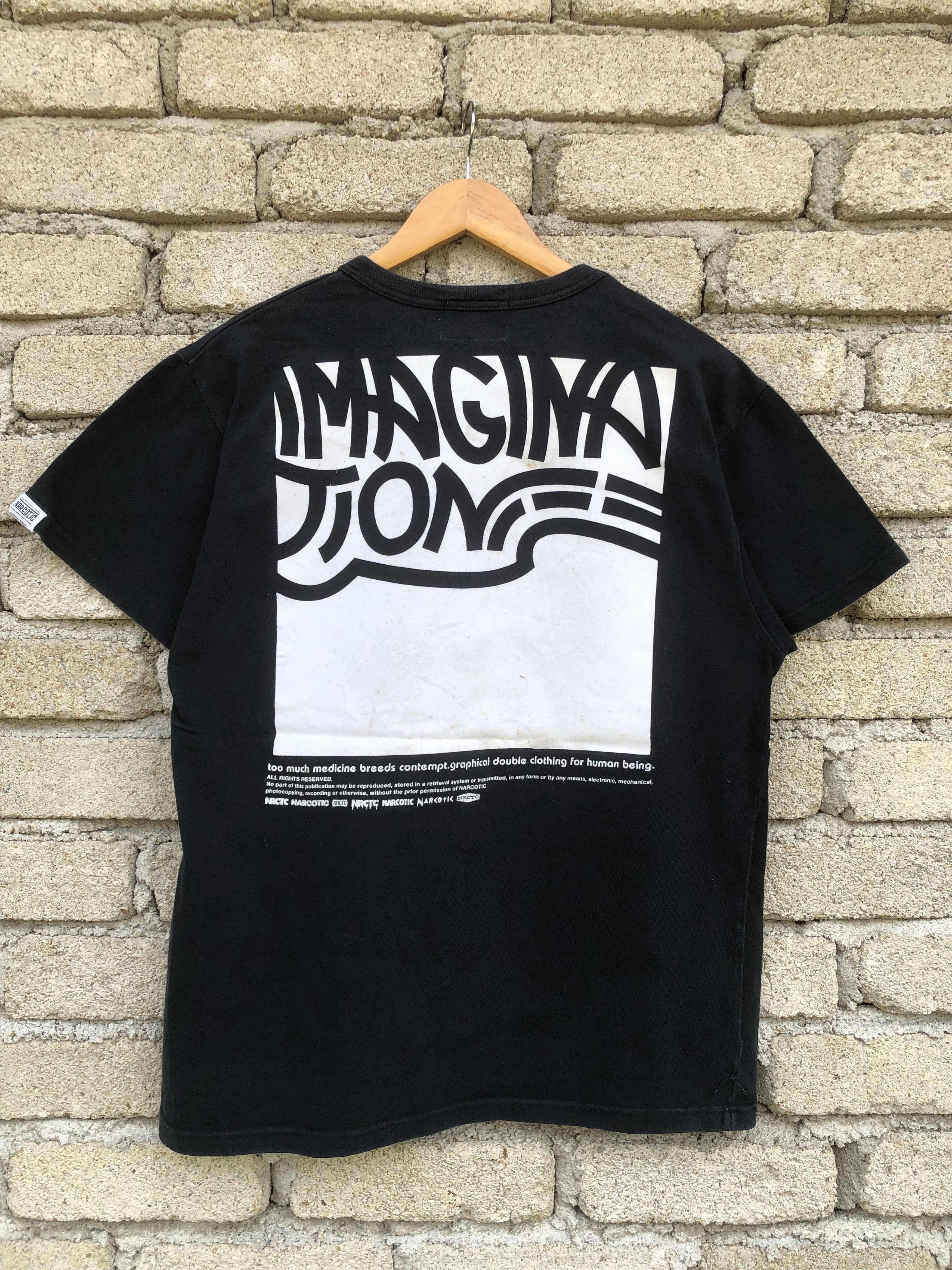 Japanese Brand Vintage Narcotic Grafitti Art Collection 2003 S/S Tee Size US L / EU 52-54 / 3 - 2 Thumbnail