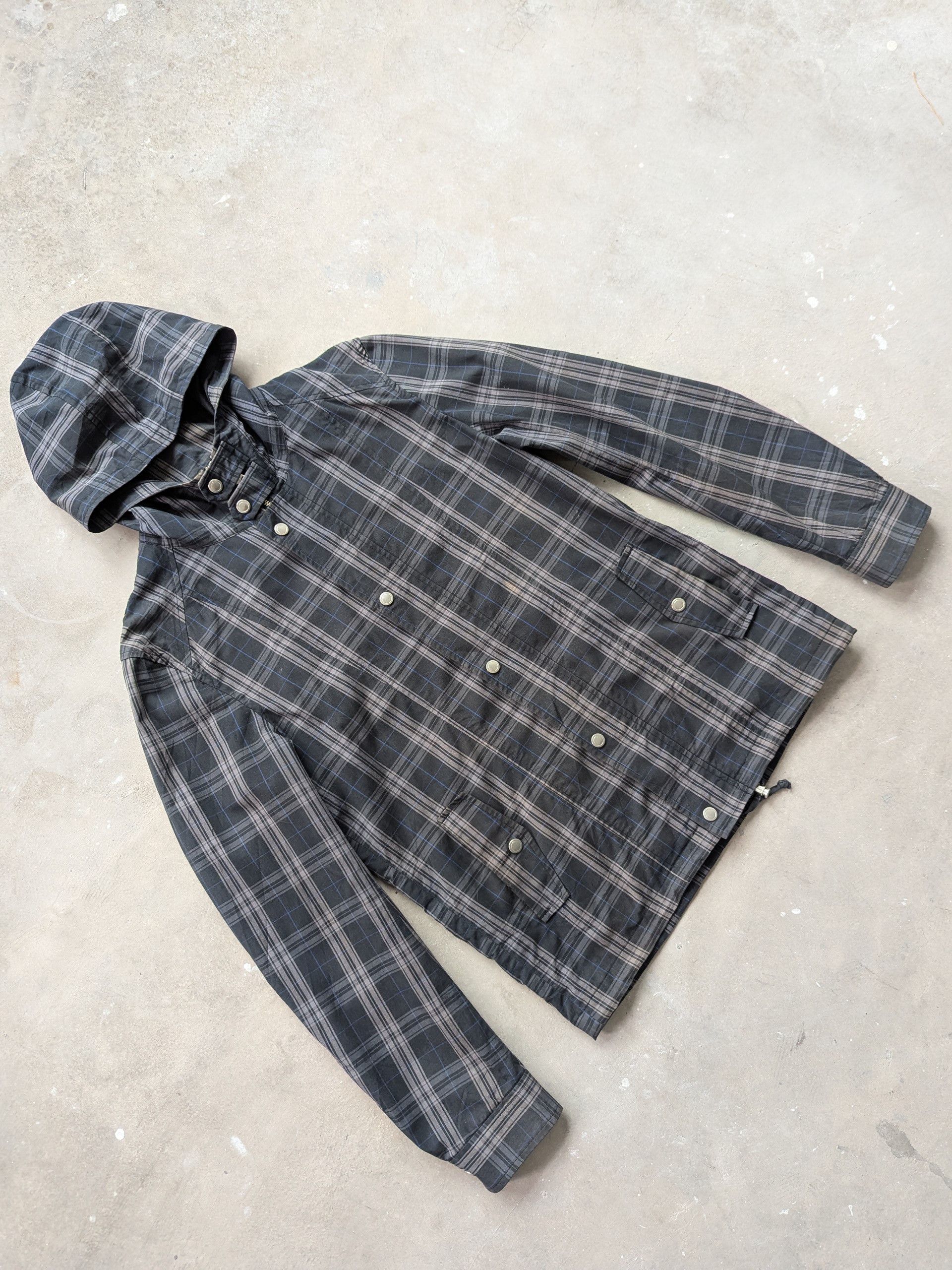 Japanese Brand × Vintage × semanticdesign Vintage 90s Semantic Design Hoodie Jacket Checkered Size M / US 6-8 / IT 42-44 - 3 Thumbnail