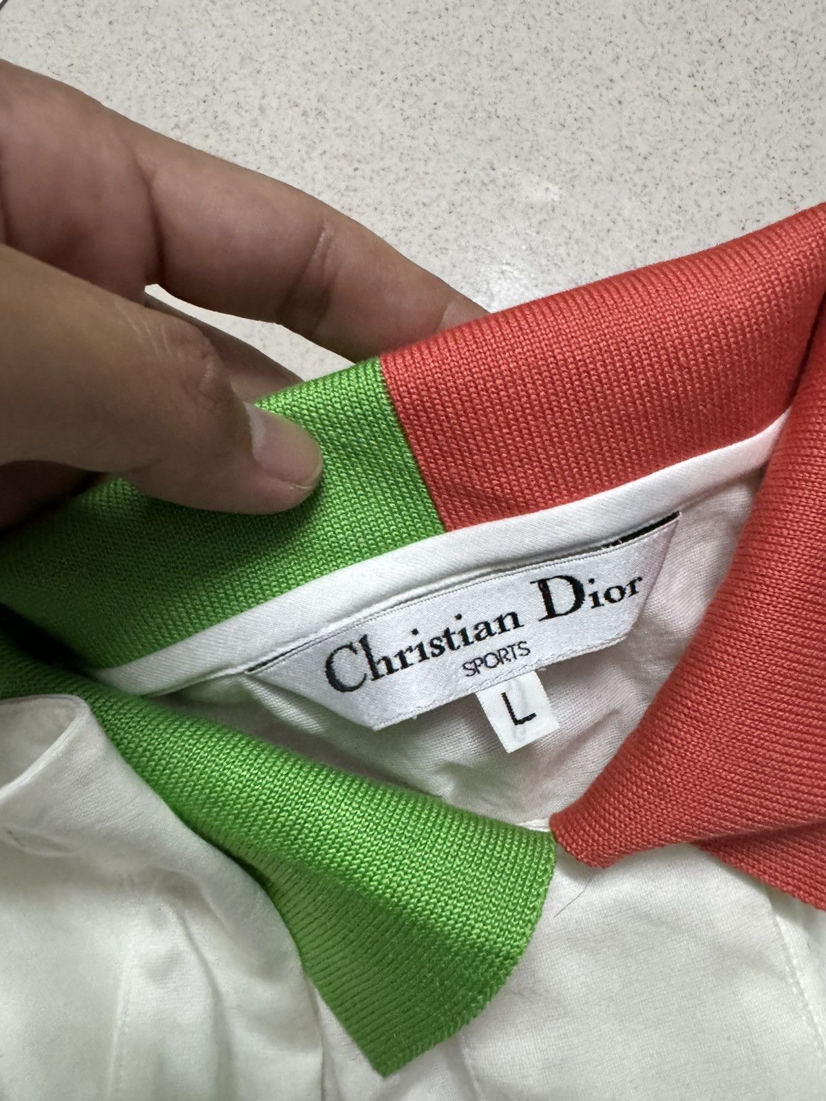 Christian Dior Monsieur VINTAGE CHRISTIAN DIOR SPORTS LONGSLEEVES SHIRT Size US L / EU 52-54 / 3 - 6 Thumbnail