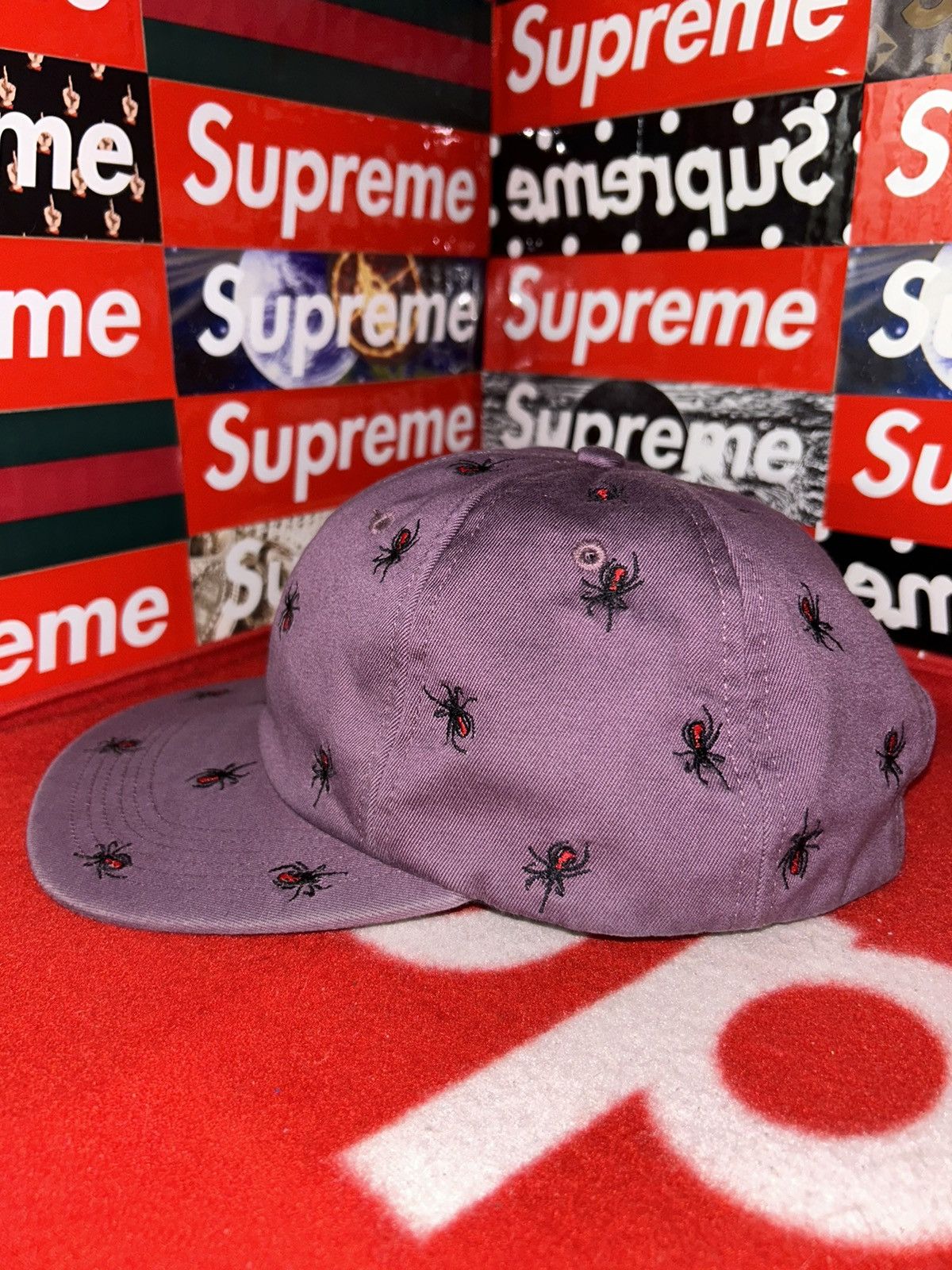 Supreme Supreme Embroidered Spiders 6 Panel Adjustable Cap FW16 Size ONE SIZE - 5 Thumbnail
