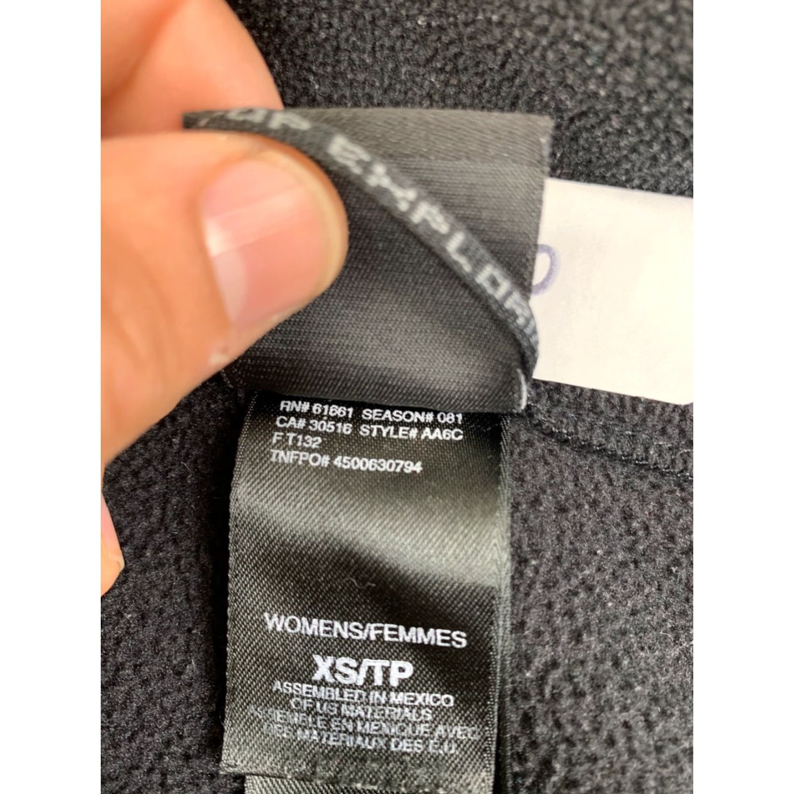 The North Face The North Face Fleece Jacket Womens XS Black Full Zip Casual Outdoor 11446 Size XS / US 0-2 / IT 36-38 - 4 Thumbnail