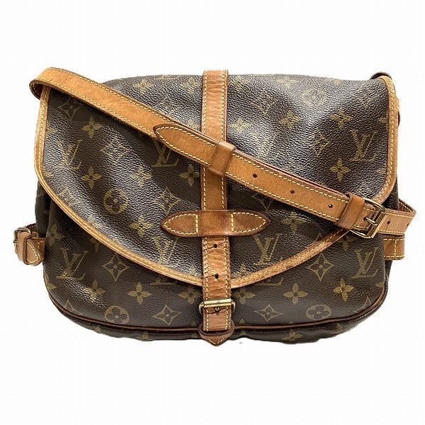 Louis Vuitton Louis Vuitton Louis Vuitton Saumur Monogram Shoulder Bag Textile Shoulder Bag M42256 DUTY FREE for USA Size ONE SIZE - 1 Thumbnail