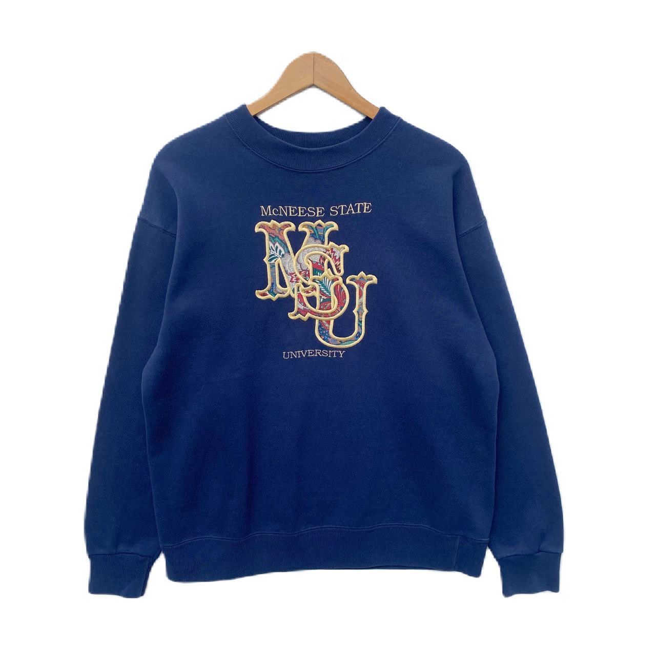 Vintage VINTAGE McNEESE STATE UNIVERSITY SWEATSHIRT LARGE PULLOVER Size US L / EU 52-54 / 3 - 1 Thumbnail
