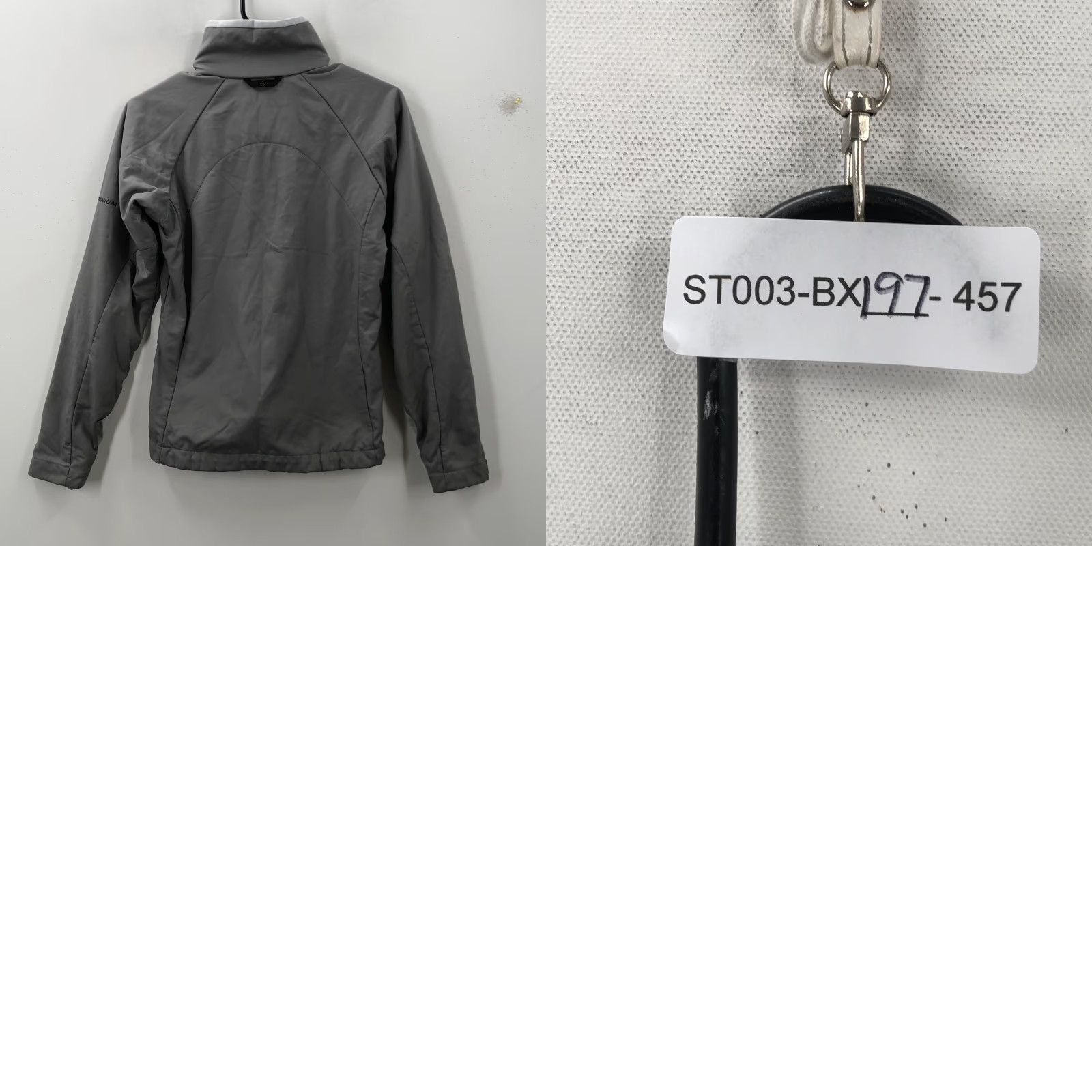 Vintage Columbia Windbreaker Jacket Womens Gray Long Sleeve Front Pockets XS Regular Winter Casual Outdoor Zip Pocketed Front Pockets Grey Size XS / US 0-2 / IT 36-38 - 8 Thumbnail