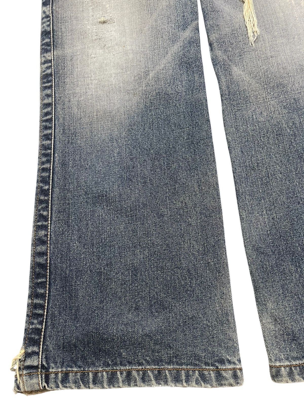 Diesel Vintage Diesel Industry Faded Wash Distressed Wide Leg Jeans Size US 32 / EU 48 - 7 Thumbnail