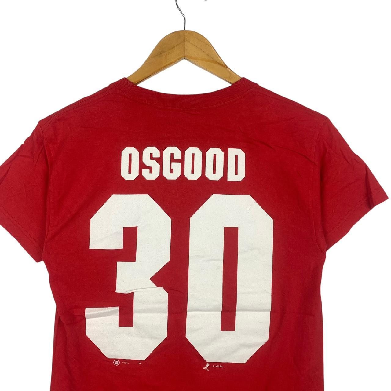 Vintage Vintage NHL DETROIT RED WINGS Chris Osgood Tee Shirt Top Size US L / EU 52-54 / 3 - 6 Thumbnail