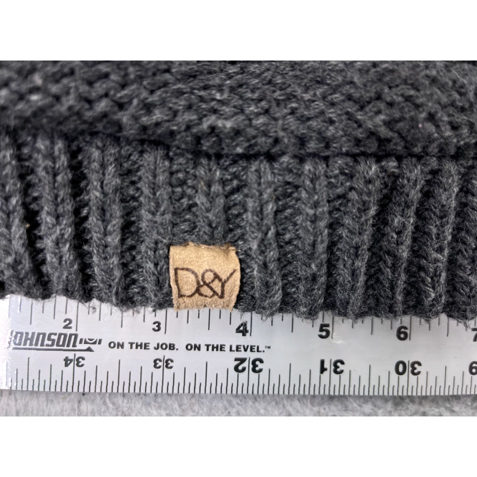 Vintage David and Young Beanie One Size Womens Gray Acrylic Polyester Lined Hat/Cap Size ONE SIZE - 2 Thumbnail