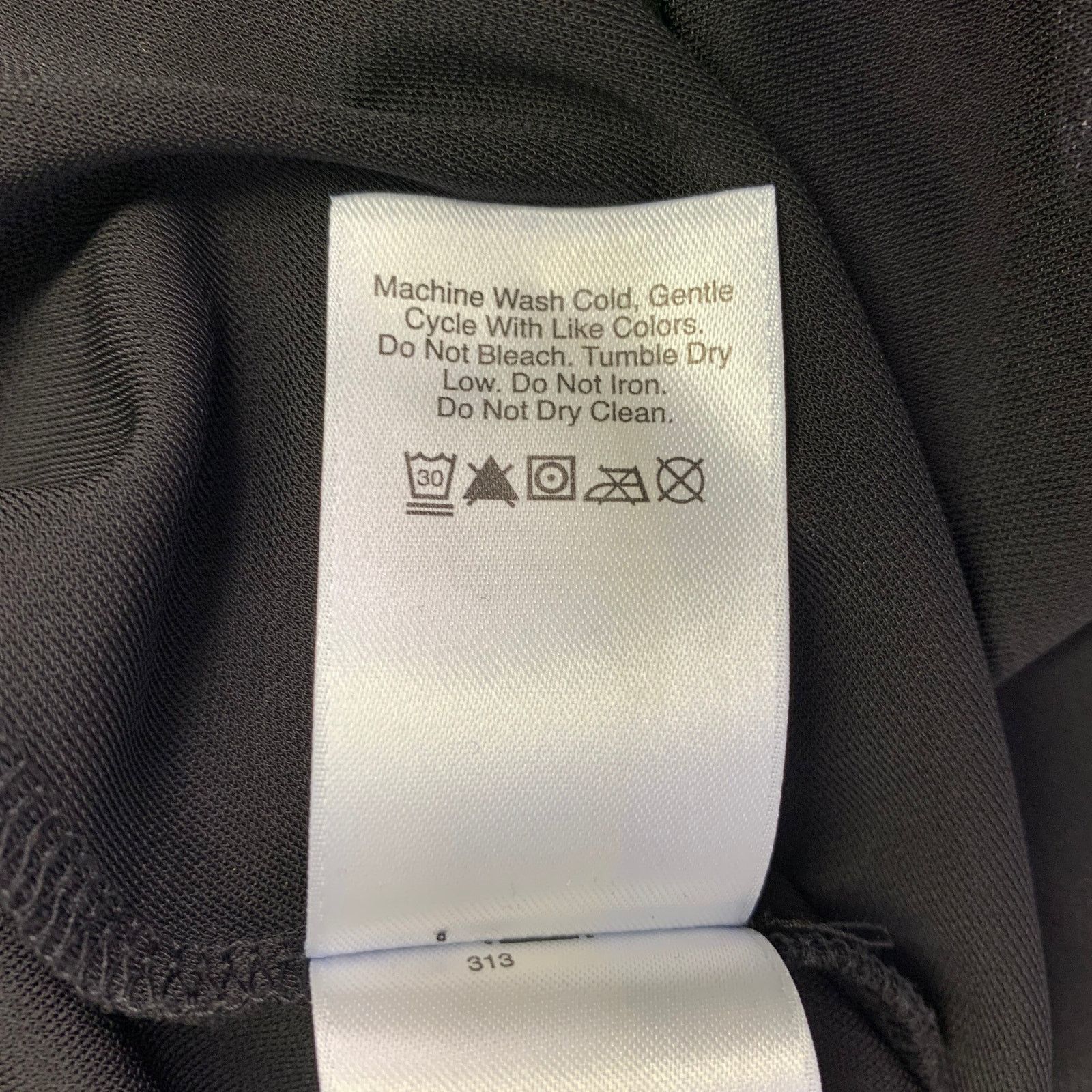 DKNY DKNY Size S Black Polyester Blend Short Sleeve Dress Size S / US 4 / IT 40 - 6 Thumbnail