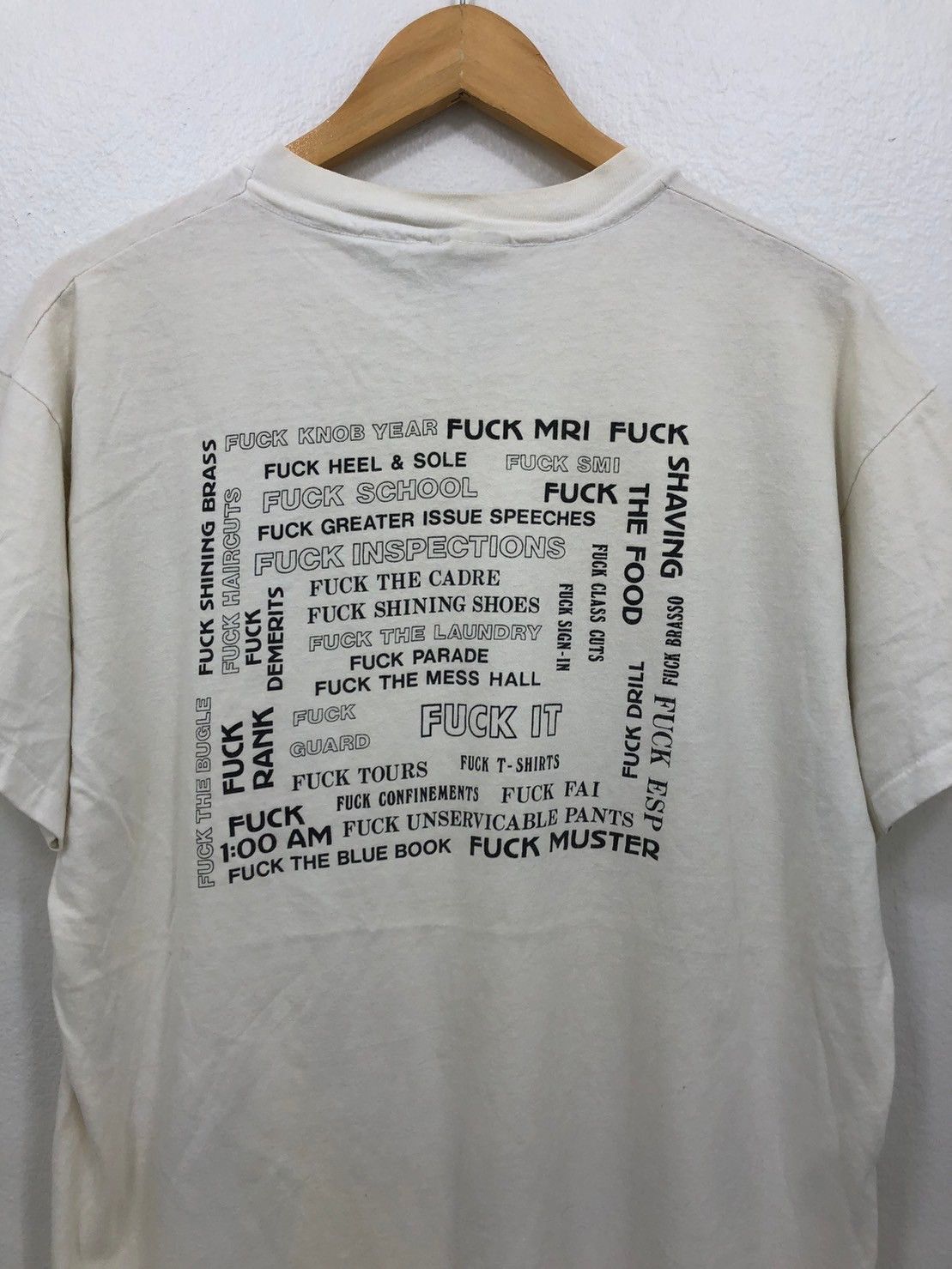 Vintage Vintage 90's FUCK Shirt Fuken CID BN Size US L / EU 52-54 / 3 - 2 Thumbnail