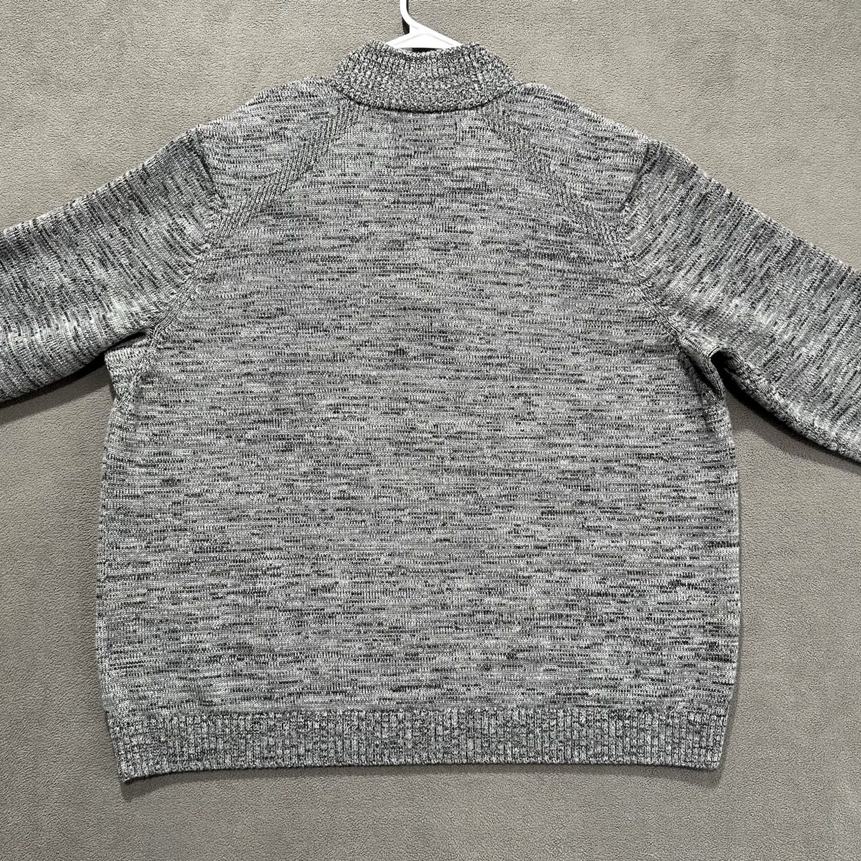 Vintage Alaskan Hardgear Sweater Mens L Heather Gray Wool 1/4 Zip EUC Pullover Logo Zipper 2XL? Size US L / EU 52-54 / 3 - 2 Thumbnail