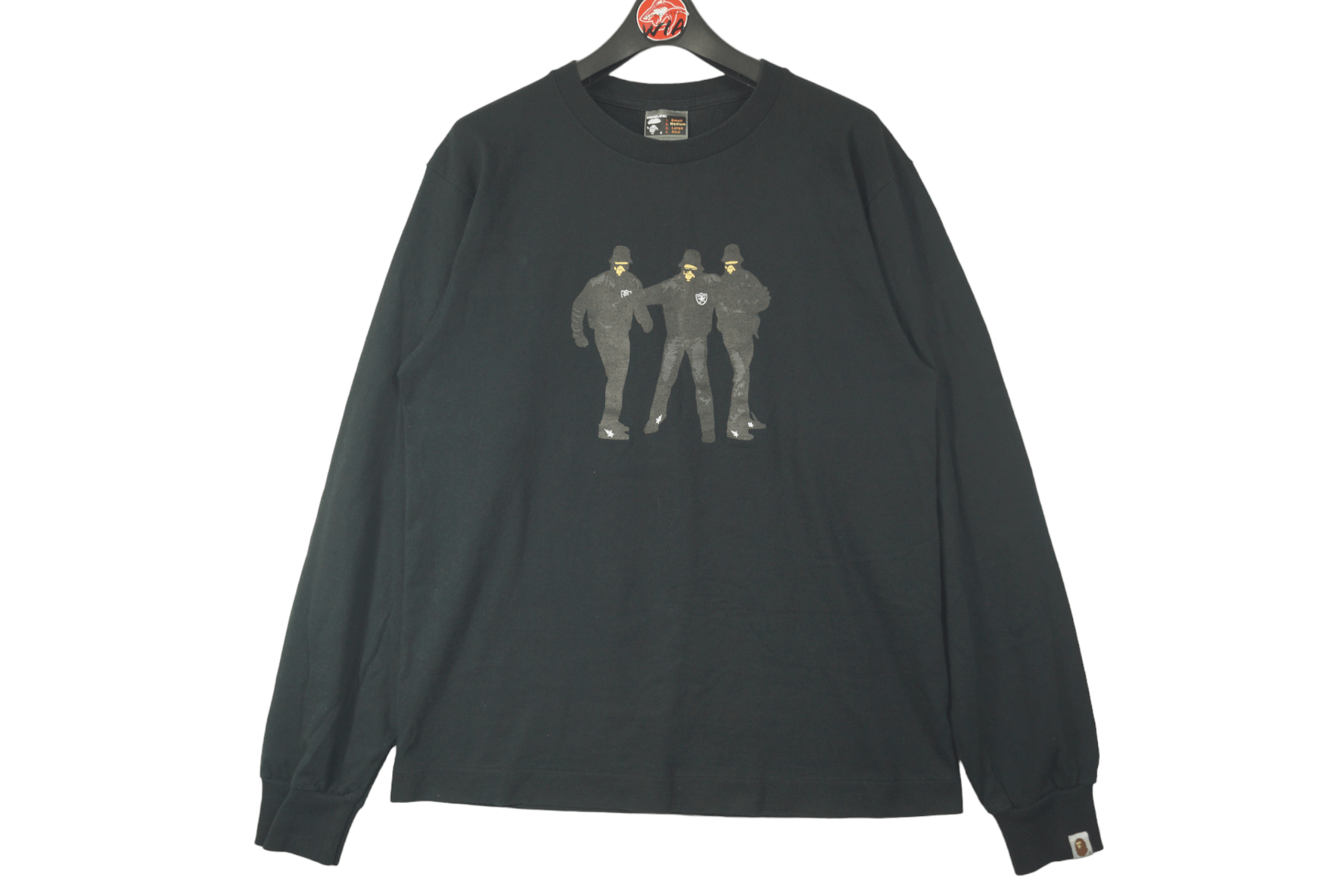 Vintage Bape A Bathing Ape Tee Made In Japan Long Sleeve