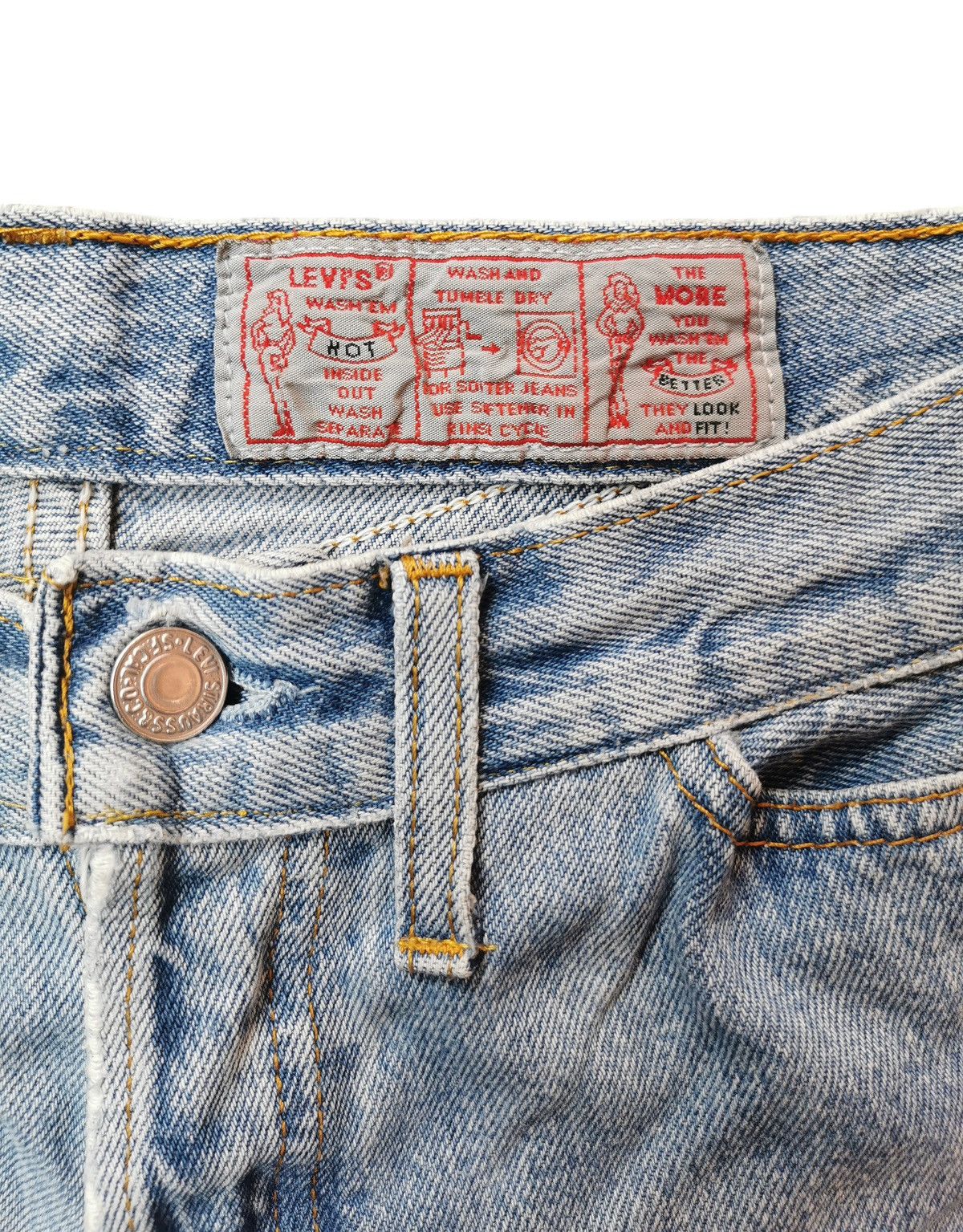 Levi's 90s Vintage Levis Jeans Size 27" / US 4 / IT 40 - 3 Thumbnail