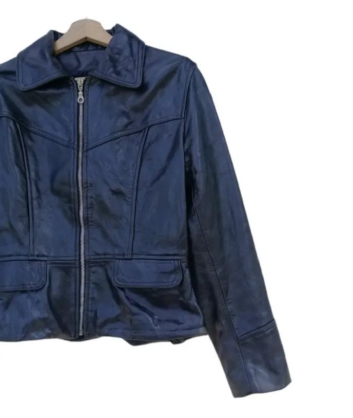 Genuine Leather Vintage RENEGADE Genuine Real Leather Jacket Size M / US 6-8 / IT 42-44 - 5 Thumbnail