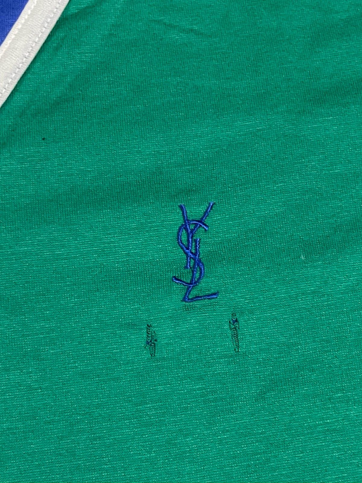 Yves Saint Laurent Vintage Yves Saint Laurent V Neck YSL T Shirt Size M / US 6-8 / IT 42-44 - 10 Thumbnail