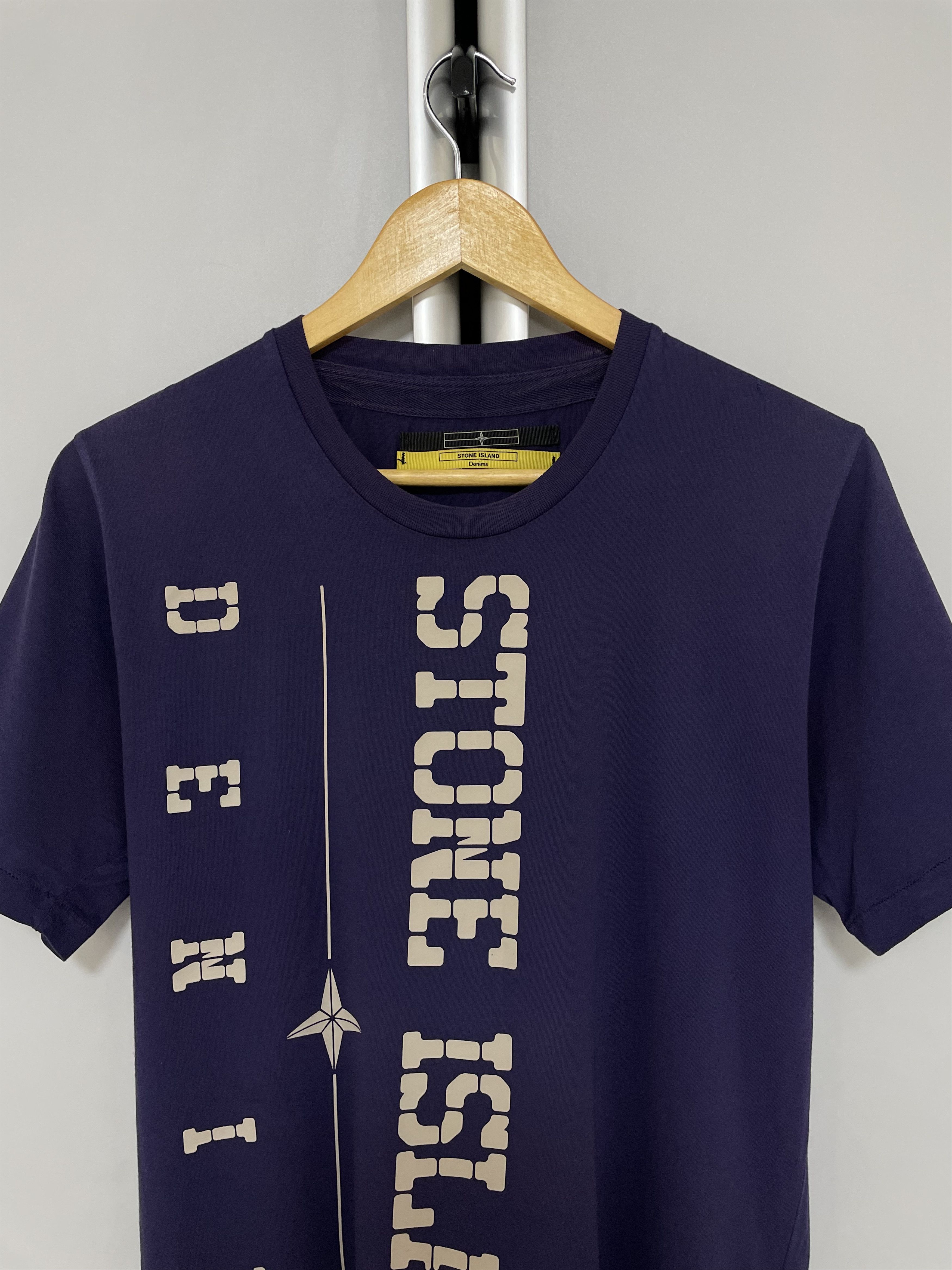 Stone Island STONE ISLAND Denims T-Shirt Tee Big Logo Vintage Streetwear Size US M / EU 48-50 / 2 - 5 Thumbnail