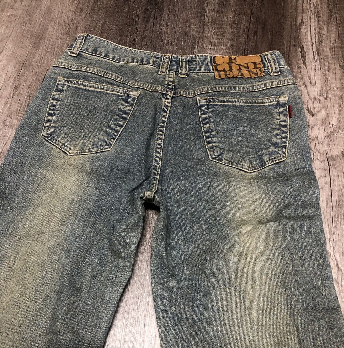 Designer × Japanese Brand × Vintage CF LINE FLARED BOOTCUT JEANS COMPANY Size 29" - 12 Thumbnail