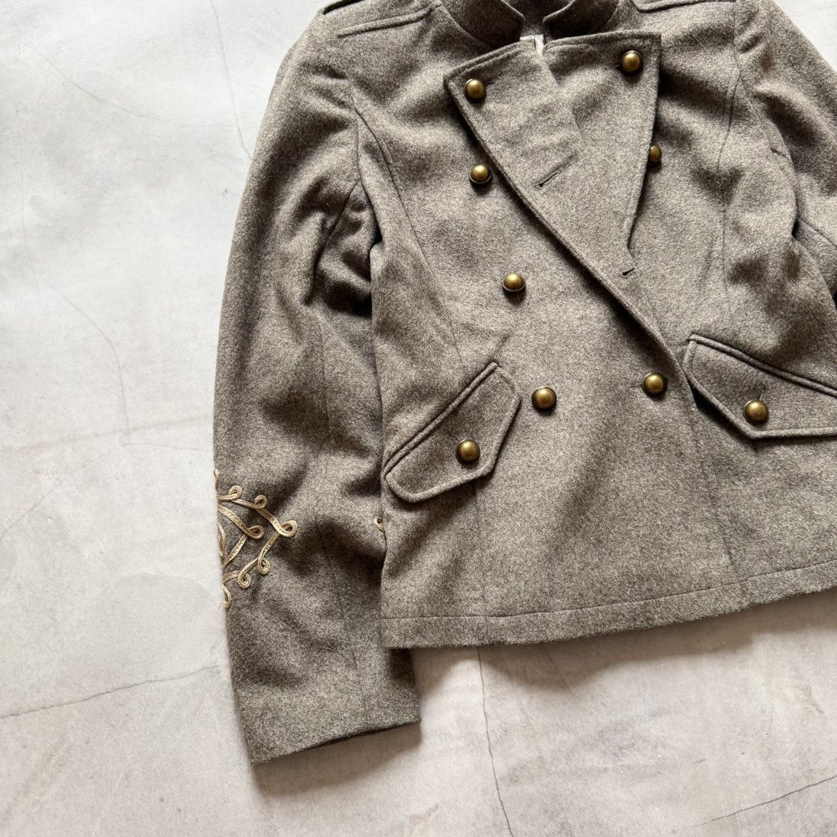 Undercover 00s Napoleon Military Jacket Coat Japan PPFM Balmain Vibe Size M / US 6-8 / IT 42-44 - 3 Thumbnail