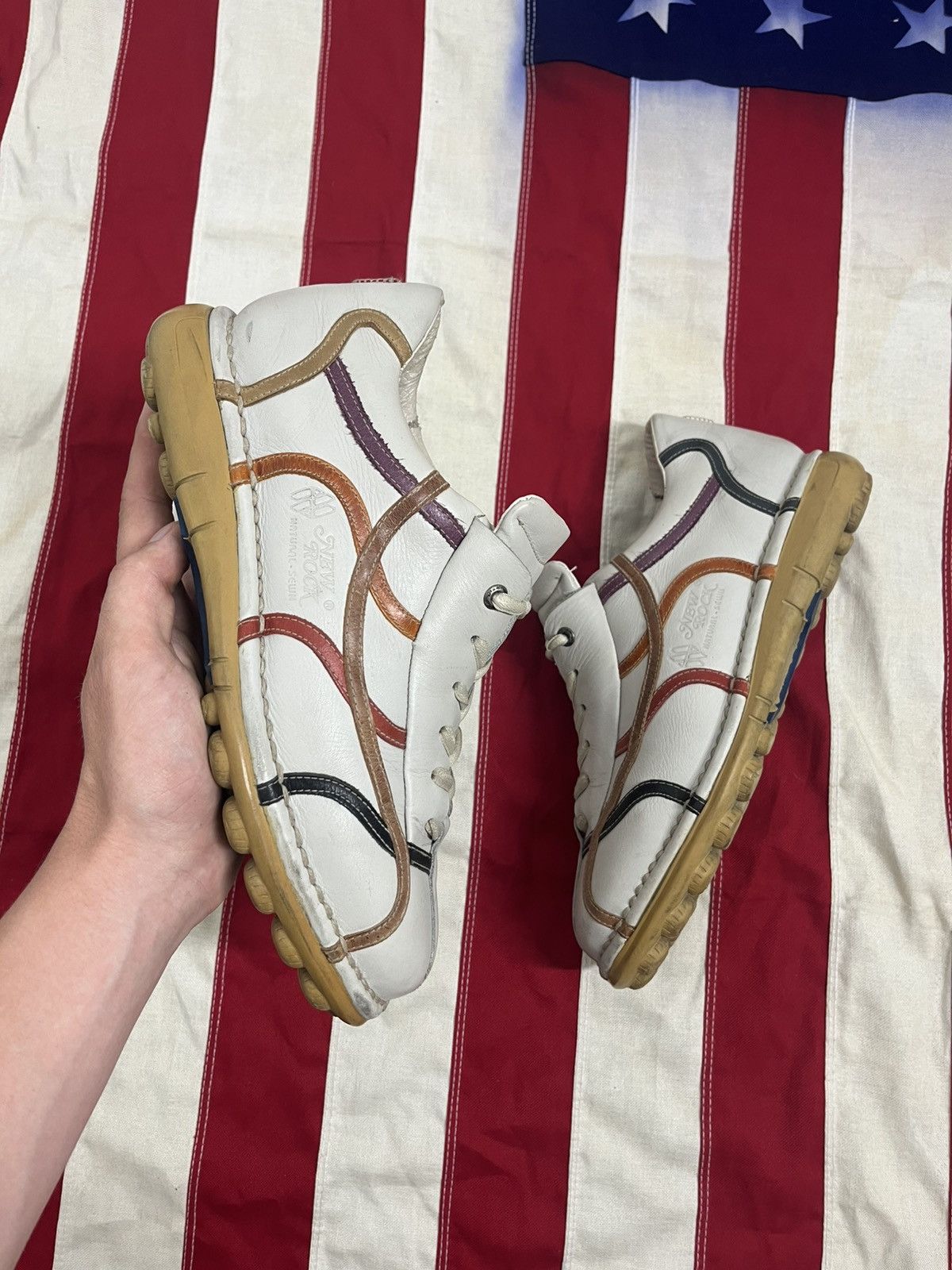 New Rock × Streetwear Vintage New Rock Sneakers Shoes Opium Y2K