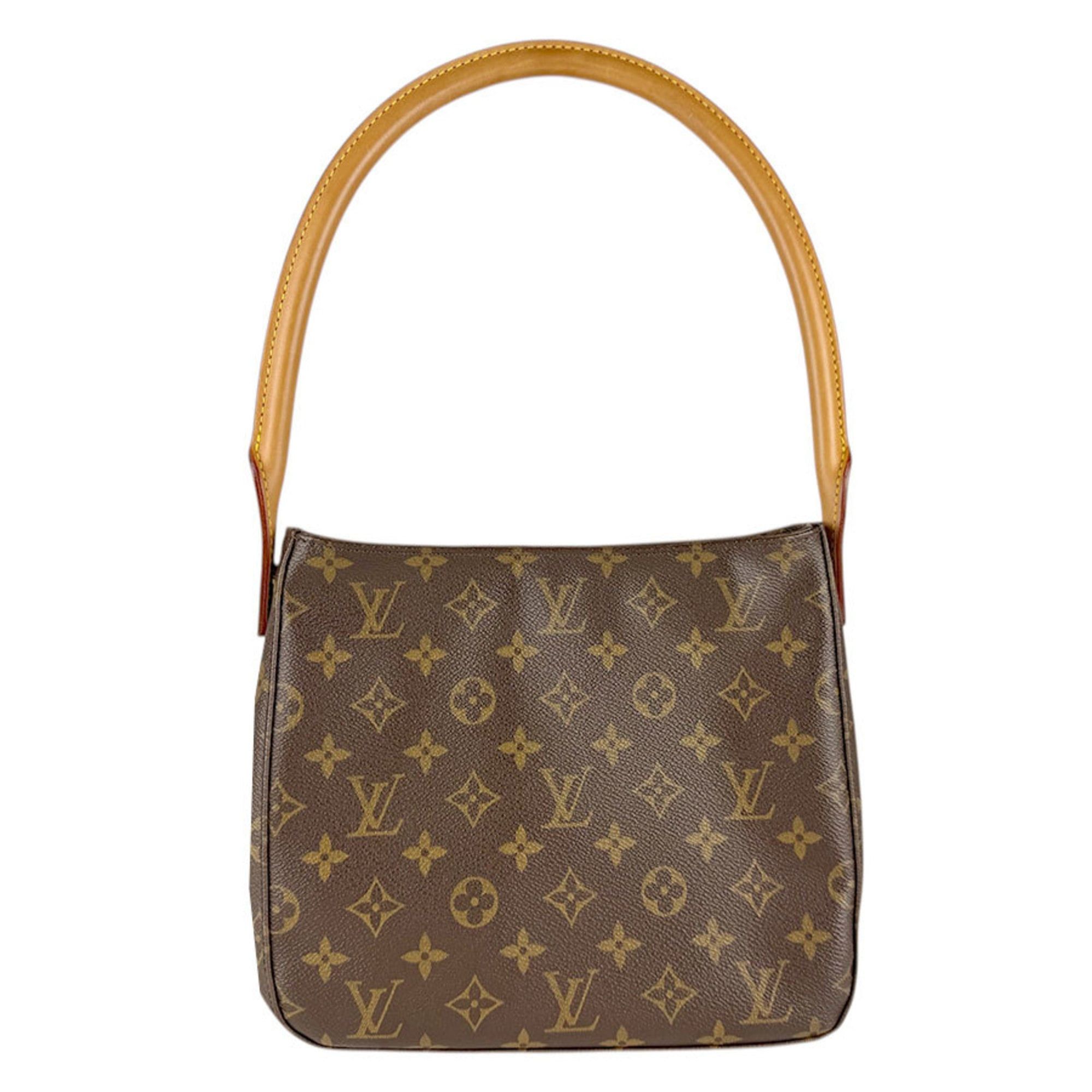 Louis Vuitton Louis Vuitton Shoulder Bag Monogram Looping MM Canvas Brown Women's M51146 Free Shipping z9032 Size ONE SIZE - 1 Thumbnail