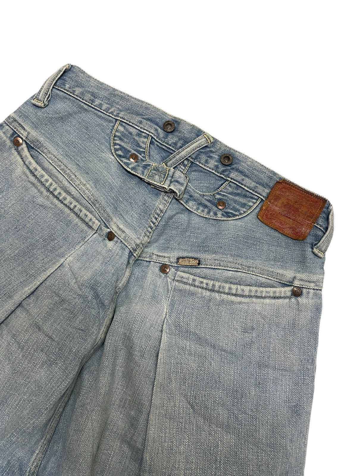 Kapital Vintage KAPITAL Buckle Jeans Size 29" - 4 Thumbnail