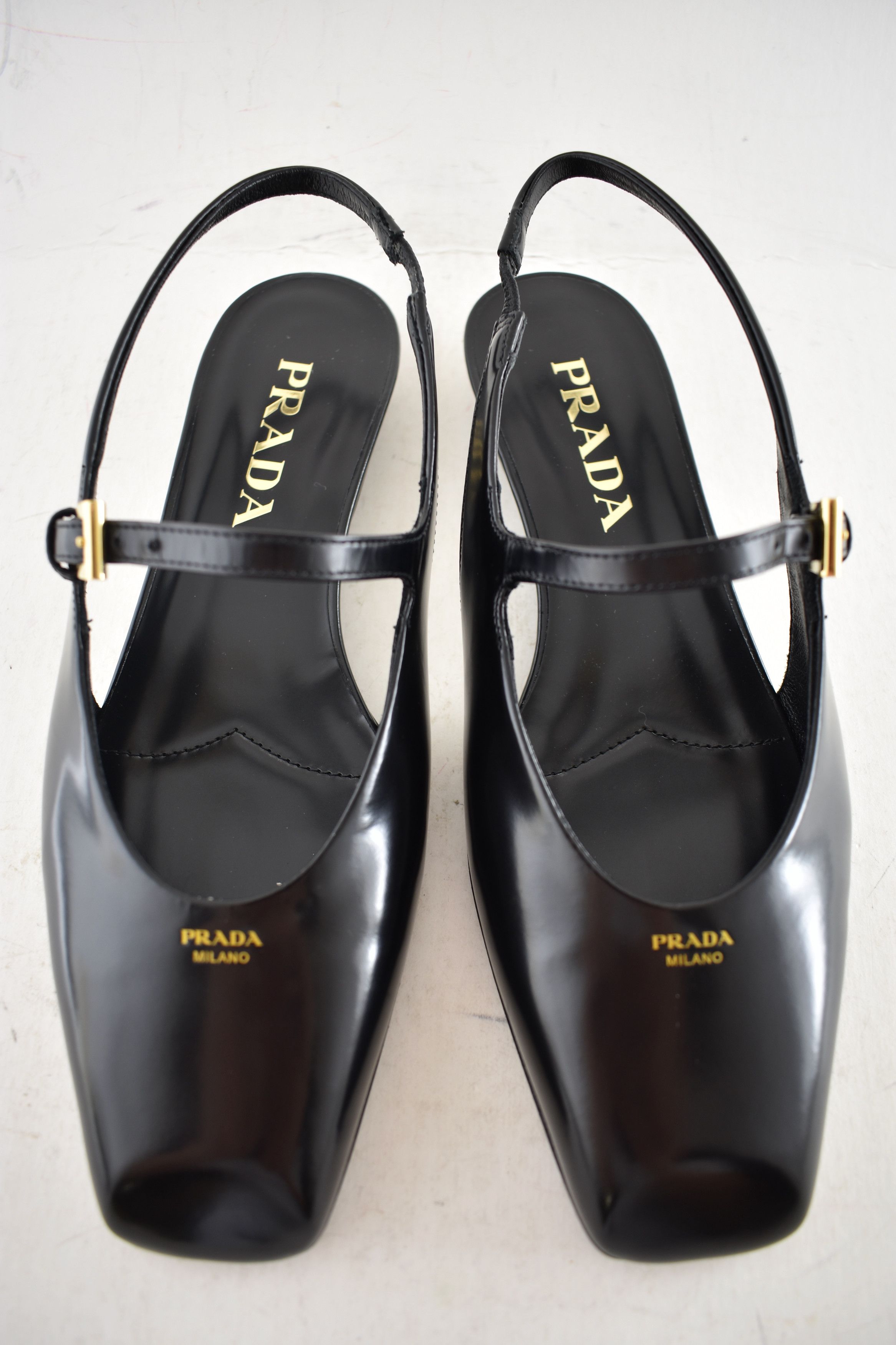 Prada Prada Square Mary Jane Slingback Ballerina Ballet Flat 36 Size US 6 / IT 36 - 11 Thumbnail