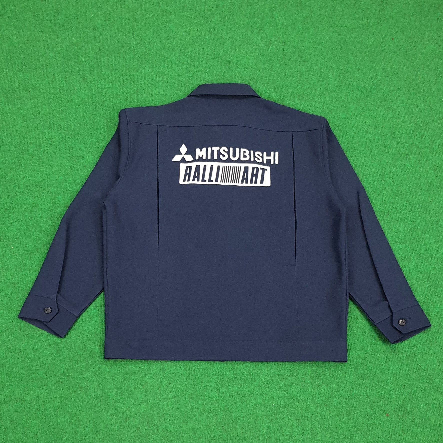 Japanese Brand Vintage Mitsubishi Ralli Art Custom Motorsports Logo Jacket Size US M / EU 48-50 / 2 - 1 Thumbnail