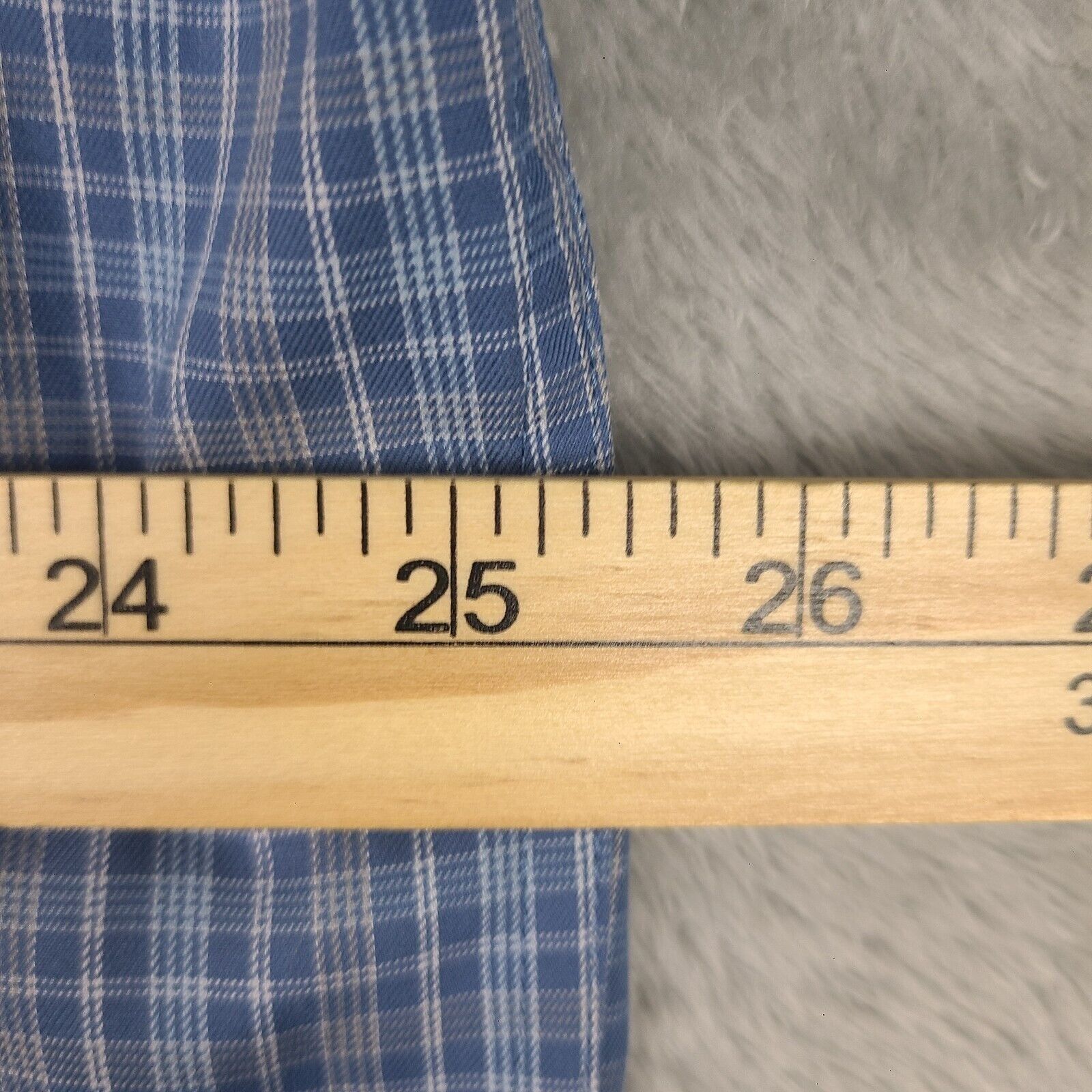 Peter Millar Peter Millar Shirt Mens X-Large Blue Plaid Stretch Golf Perf Size US XL / EU 56 / 4 - 3 Thumbnail