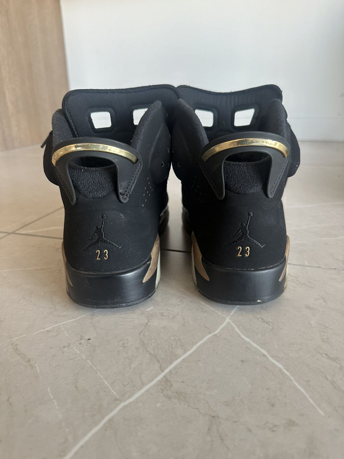 Jordan Brand Air Jordan 6 Retro 2020 | Black Metallic Gold Size US 10 / EU 43 - 4 Thumbnail