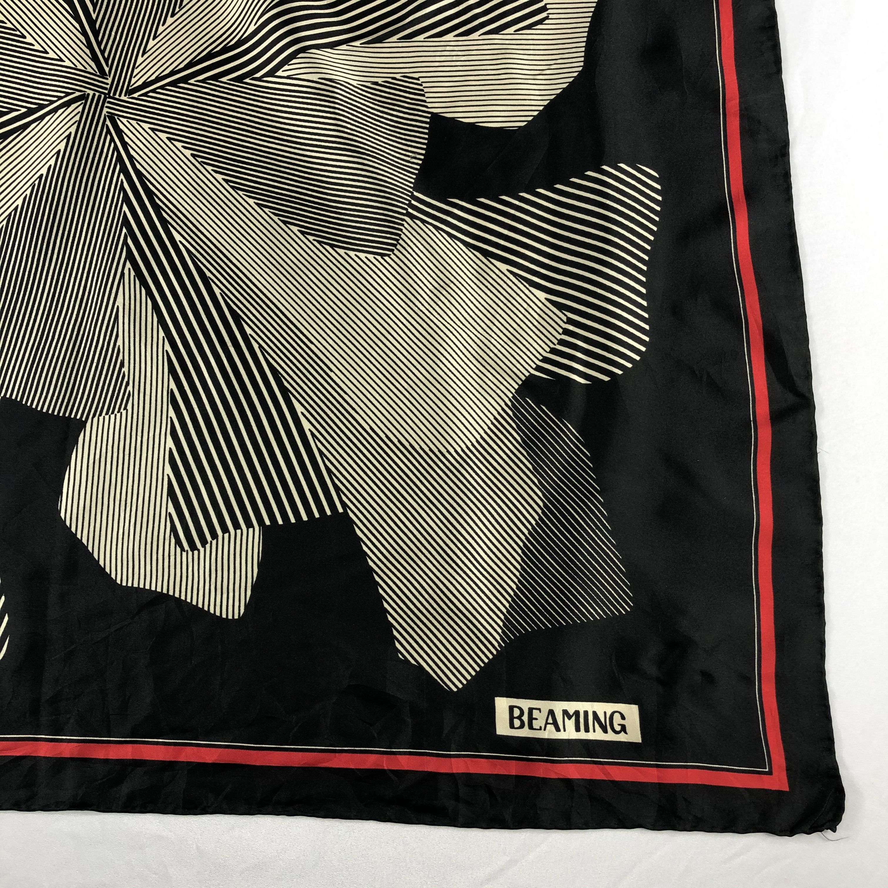 Vintage Vintage Beaming Silk Scarf Size ONE SIZE - 4 Thumbnail