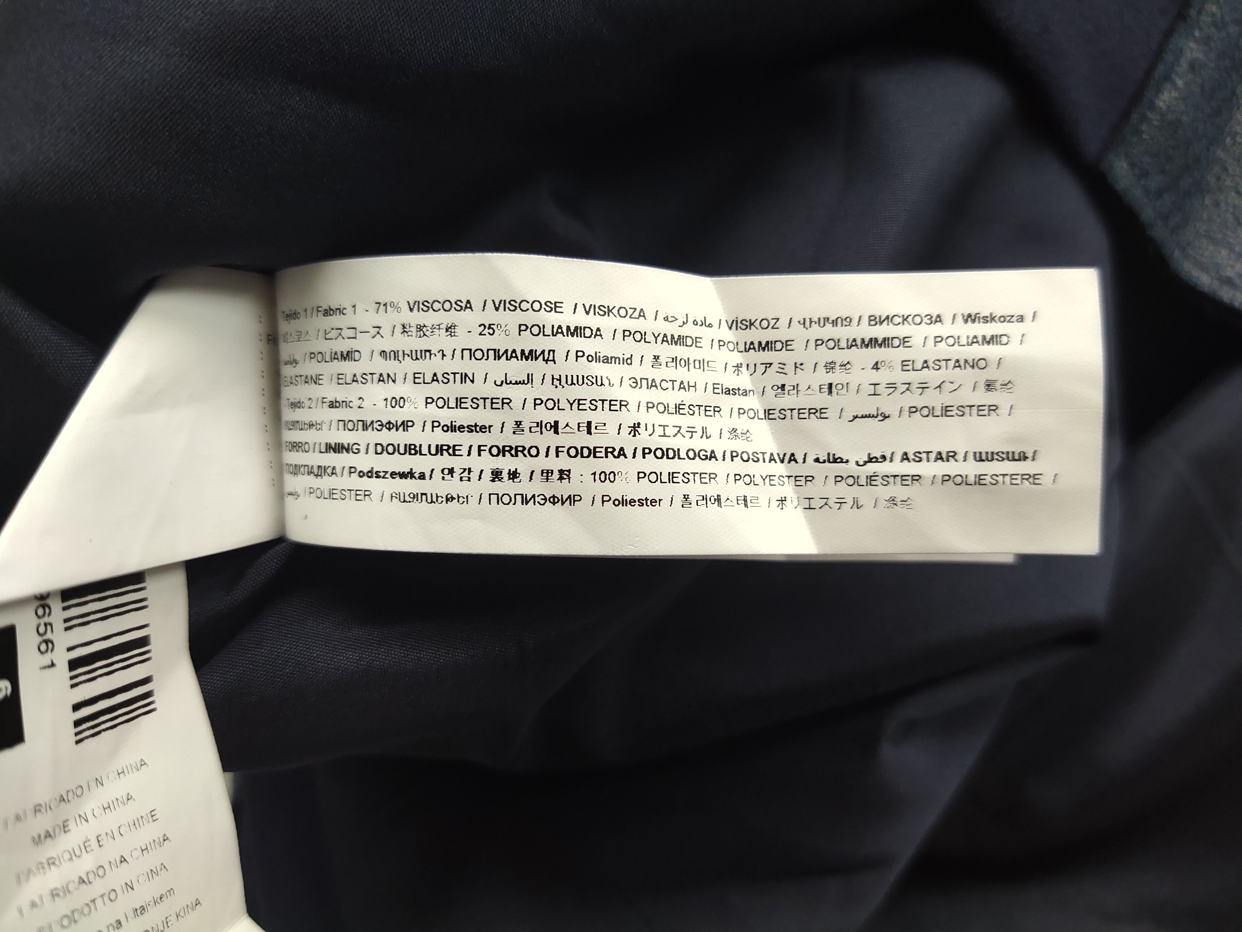 Adolfo Dominguez (SK71) Adolfo Dominguez Navy Blue Front Zip Skirt Sz 6 / 40 Size 28" / US 6 / IT 42 - 10 Thumbnail