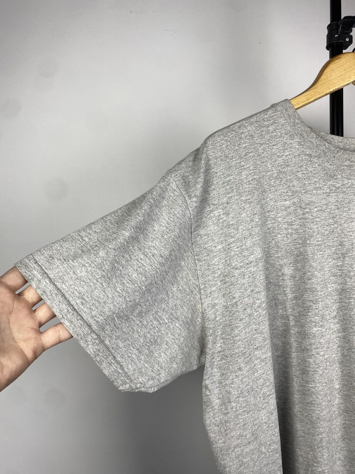 Nike × Vintage Vintage 90s Nike Team Basic Blank Logo Swoosh T-Shirt y2k Size US L / EU 52-54 / 3 - 5 Thumbnail