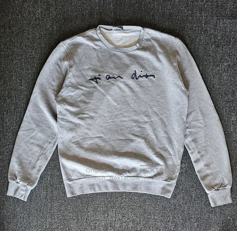 Dior Dior Grey embroidered sweatshirt Size US S / EU 44-46 / 1 - 1 Thumbnail