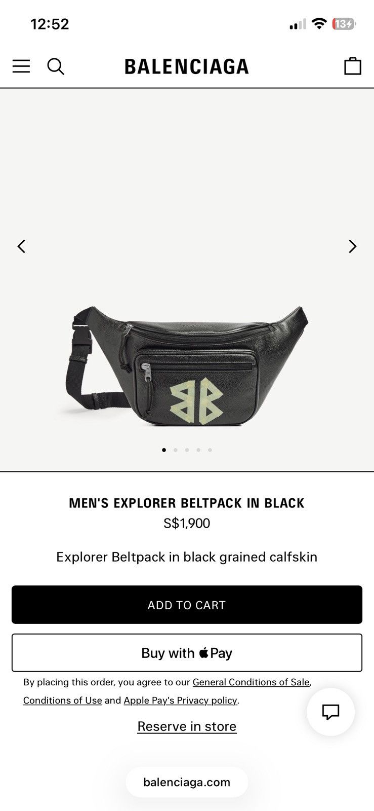 Balenciaga Balenciaga Leather Explorer Beltpack BNWT Size ONE SIZE - 21 Thumbnail