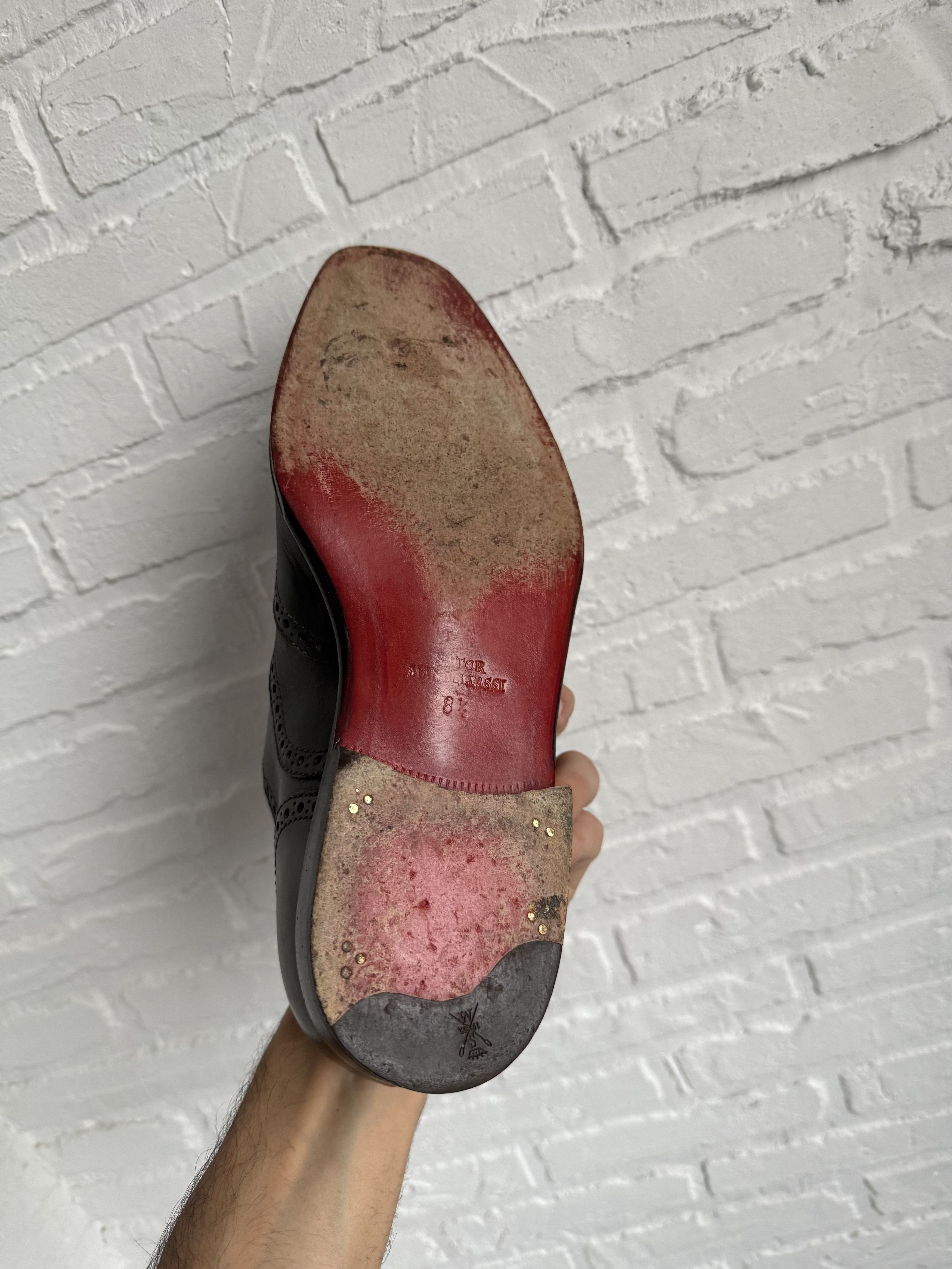 Sutor Mantellassi Sutor Mantellassi Italian Hand Made Leather Oxford Brogue Size US 8.5 / EU 41-42 - 6 Thumbnail