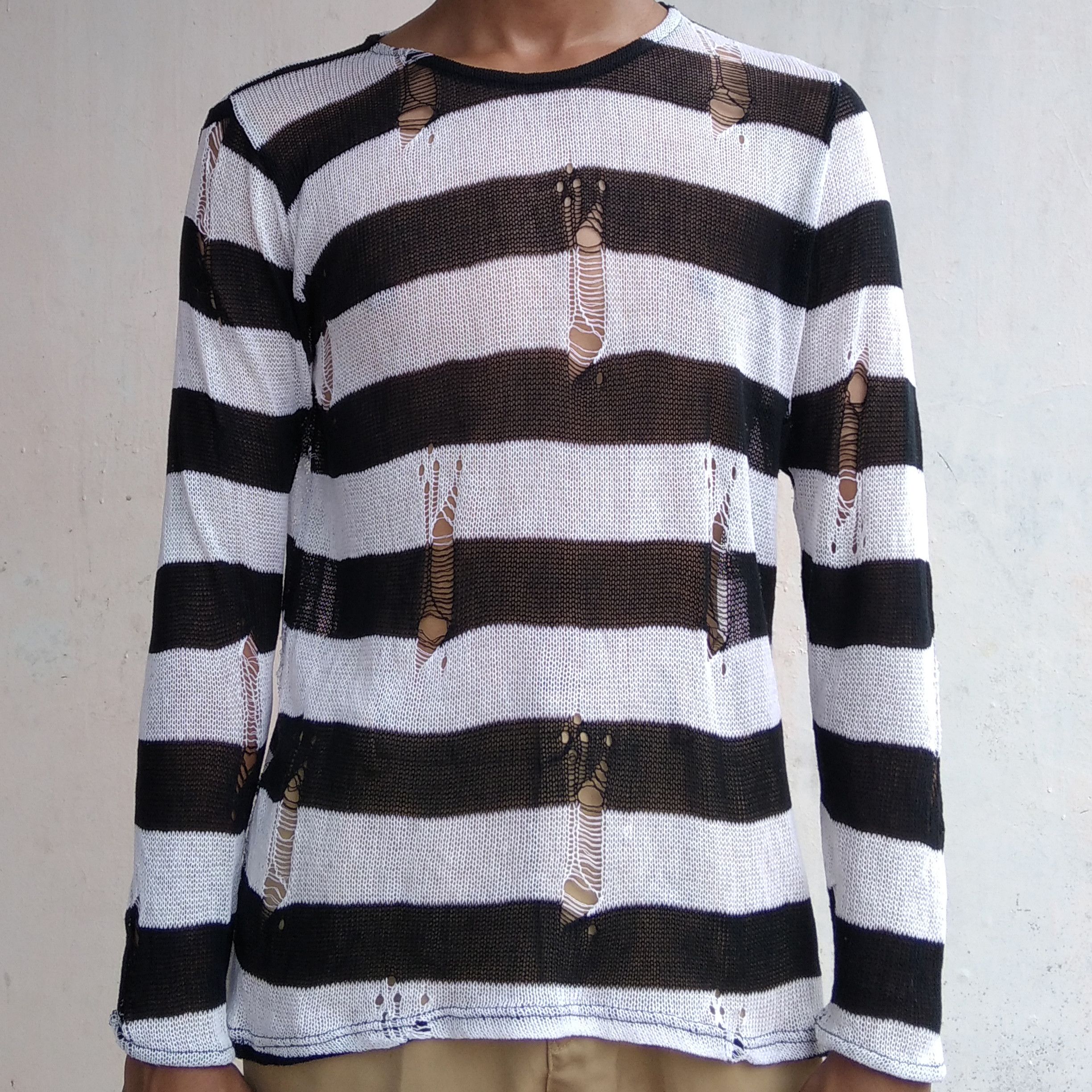 Number N Ine Distressed Long Sleeve | Grailed