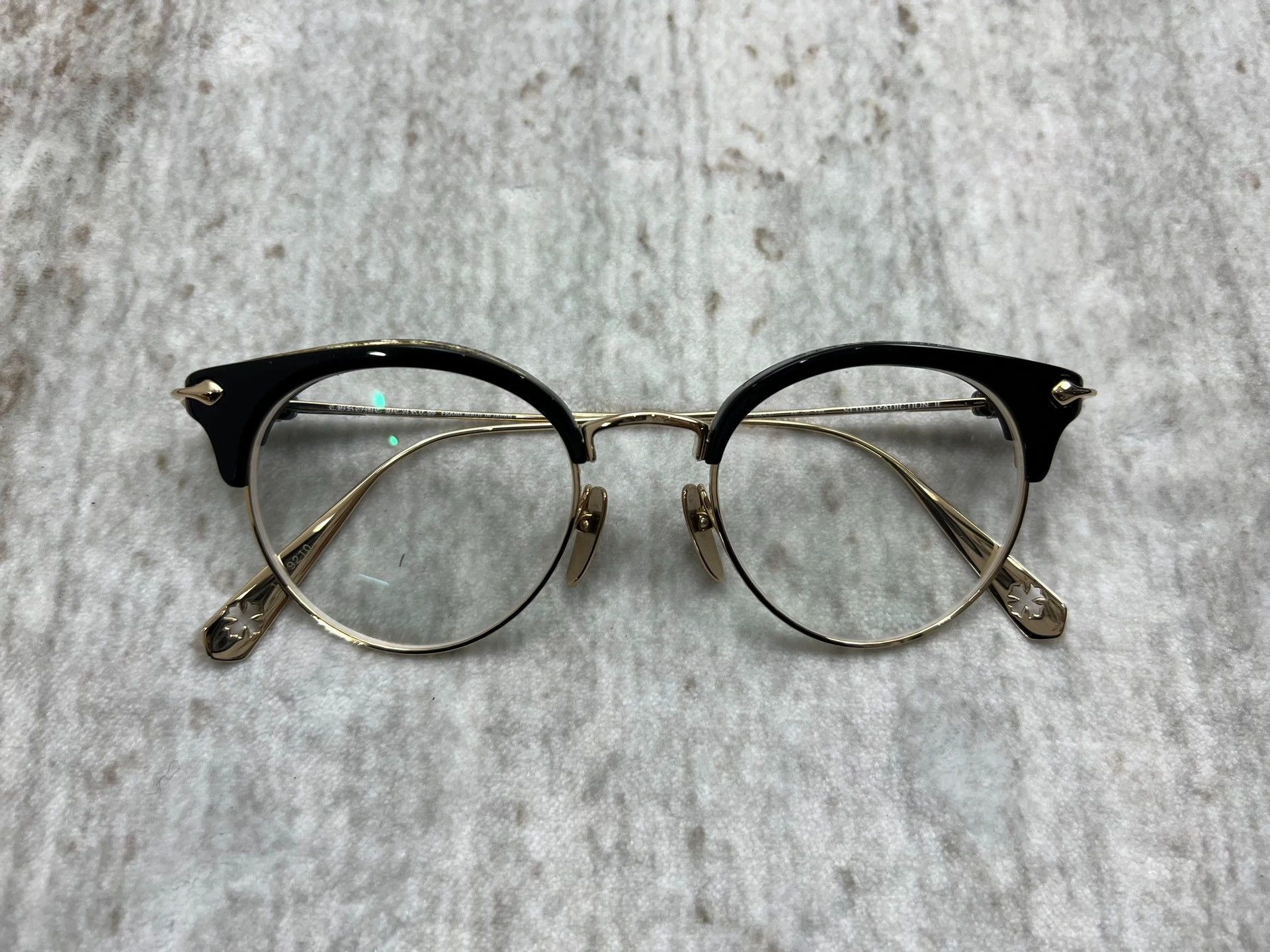 Chrome Hearts Chrome Hearts SLUNTRADICTION II Half-Rim Glasses B&G Size ONE SIZE - 1 Thumbnail