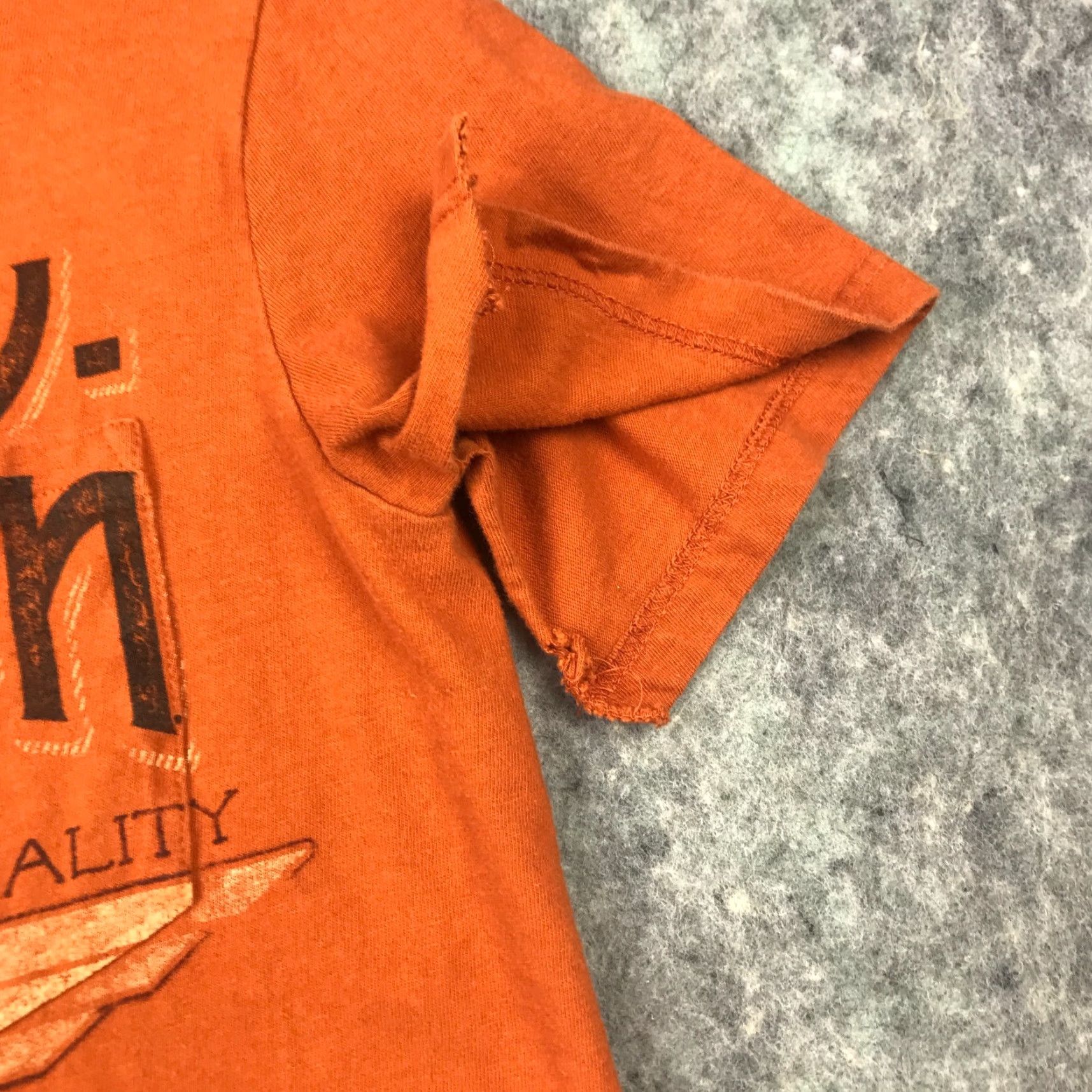 Harley Davidson Harley-Davidson Womens Shirt T-Shirt Small Orange Crew Neck Short Sleeve Slit Sleeve Casual Beach Motorcycle American Logo 90s Size S / US 4 / IT 40 - 4 Thumbnail