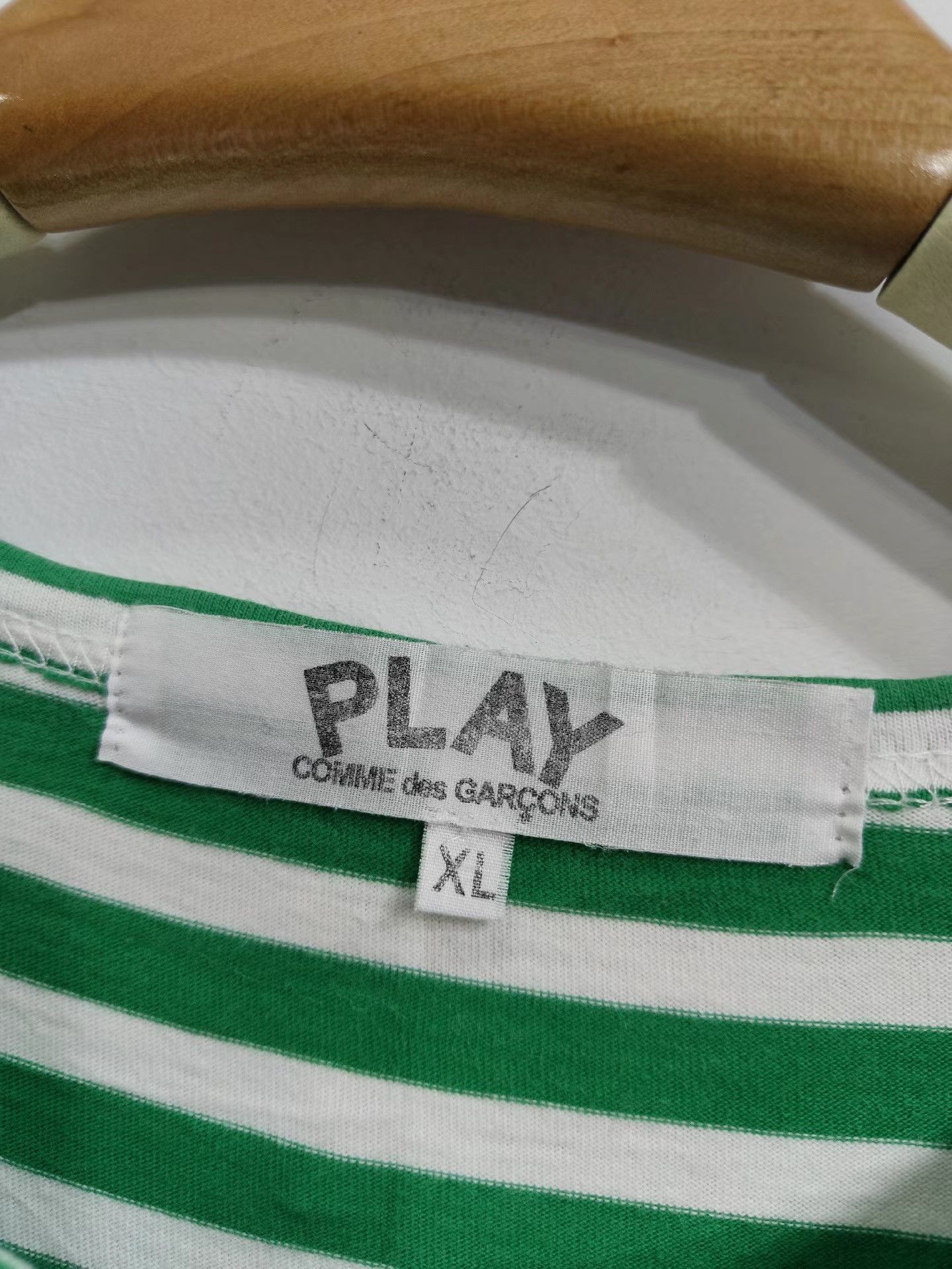 Comme des Garcons Comme des Garçons Men's Striped Short Sleeve T-shirt K29 Size US XL / EU 56 / 4 - 3 Thumbnail
