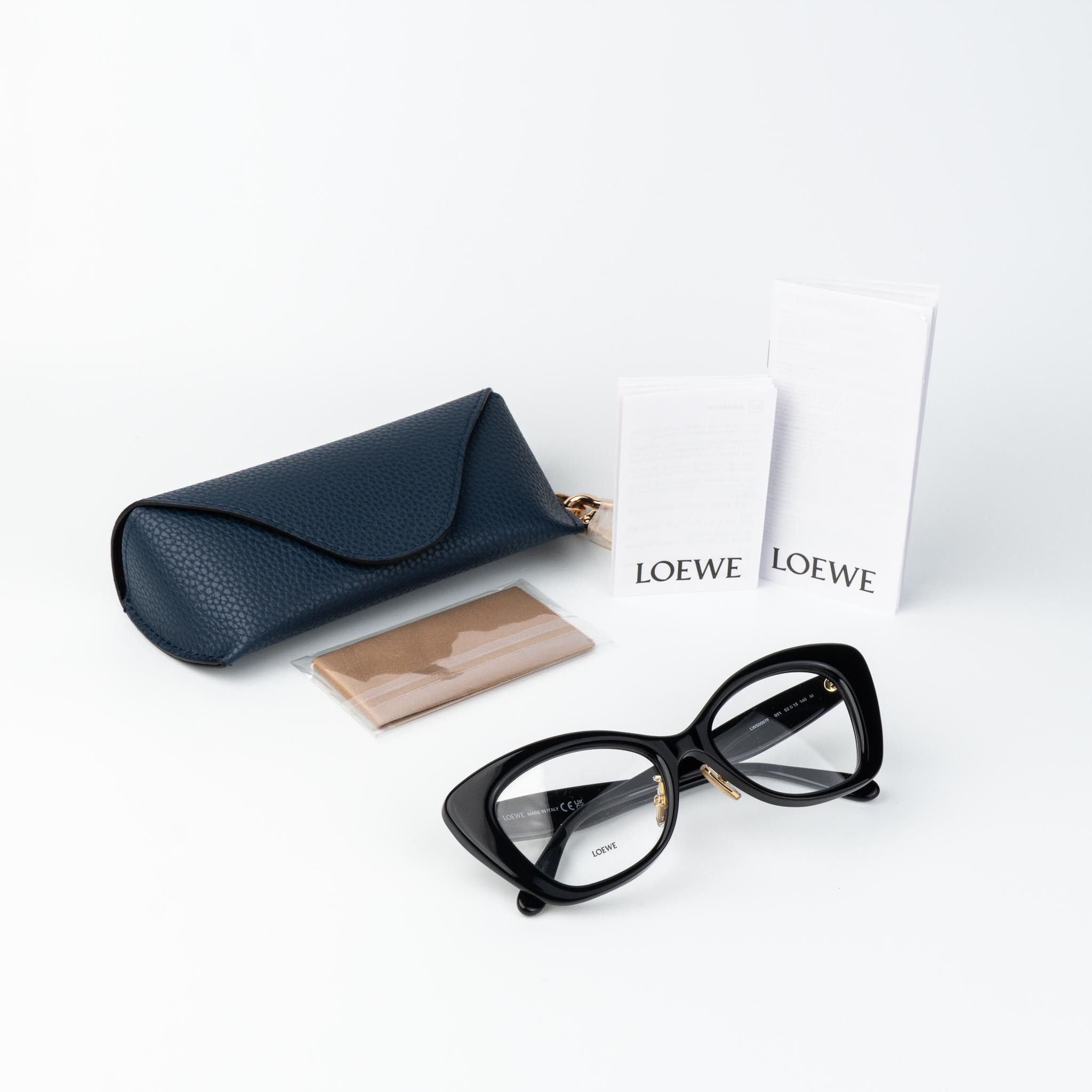 Loewe Loewe Women Eyeglasses Cat Eye LW50067F 001 NEW AUTHENTIC Size ONE SIZE - 10 Thumbnail